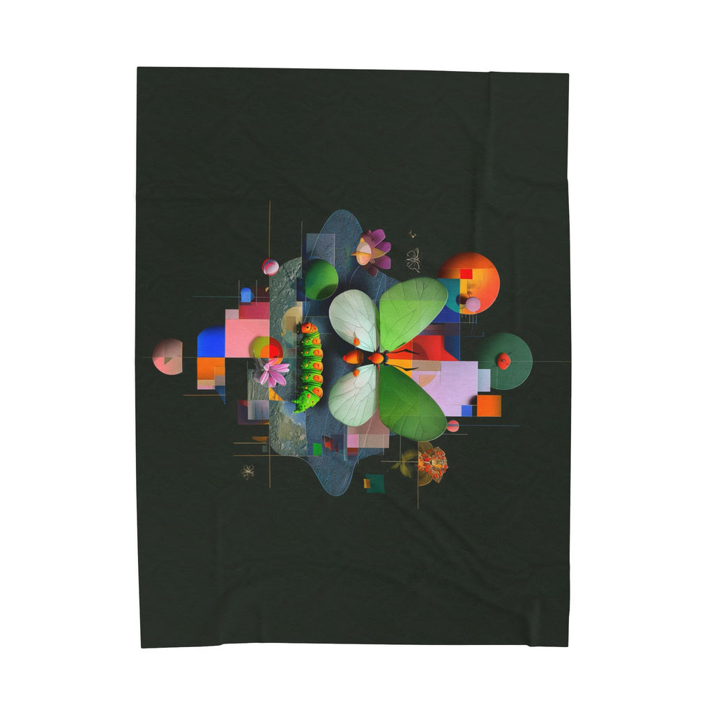 Metamorphosis of Geometry: Digital Butterfly Abstract, Geometric Nature Composition   |    Custom Orders Available