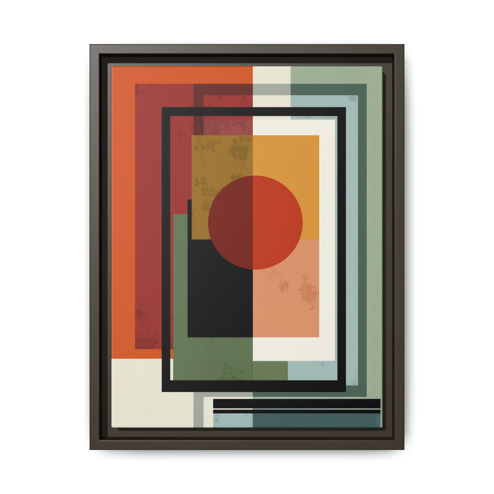 Geometric Harmonies: Mid-Century Modern Composition, Constructivist Inspiration, Abstract Rectangular Interplay   |   Custom Orders Accepted