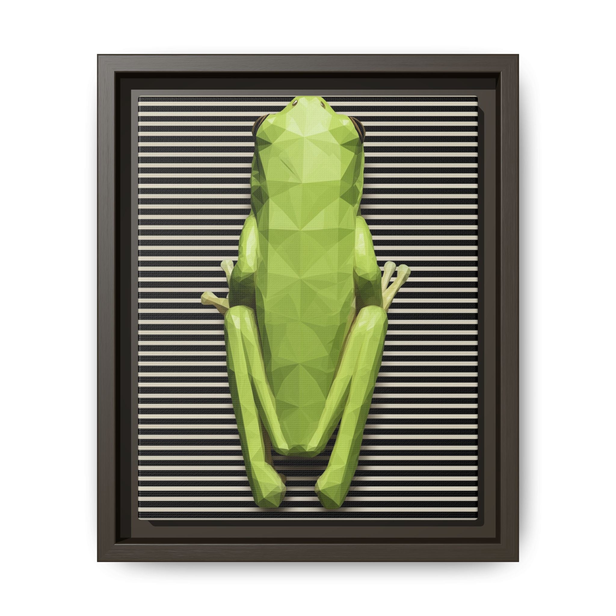 Geometric Amphibian: Low-Poly Frog Design, Digital Art Minimalism   |  Personalized & Custom Orders Available