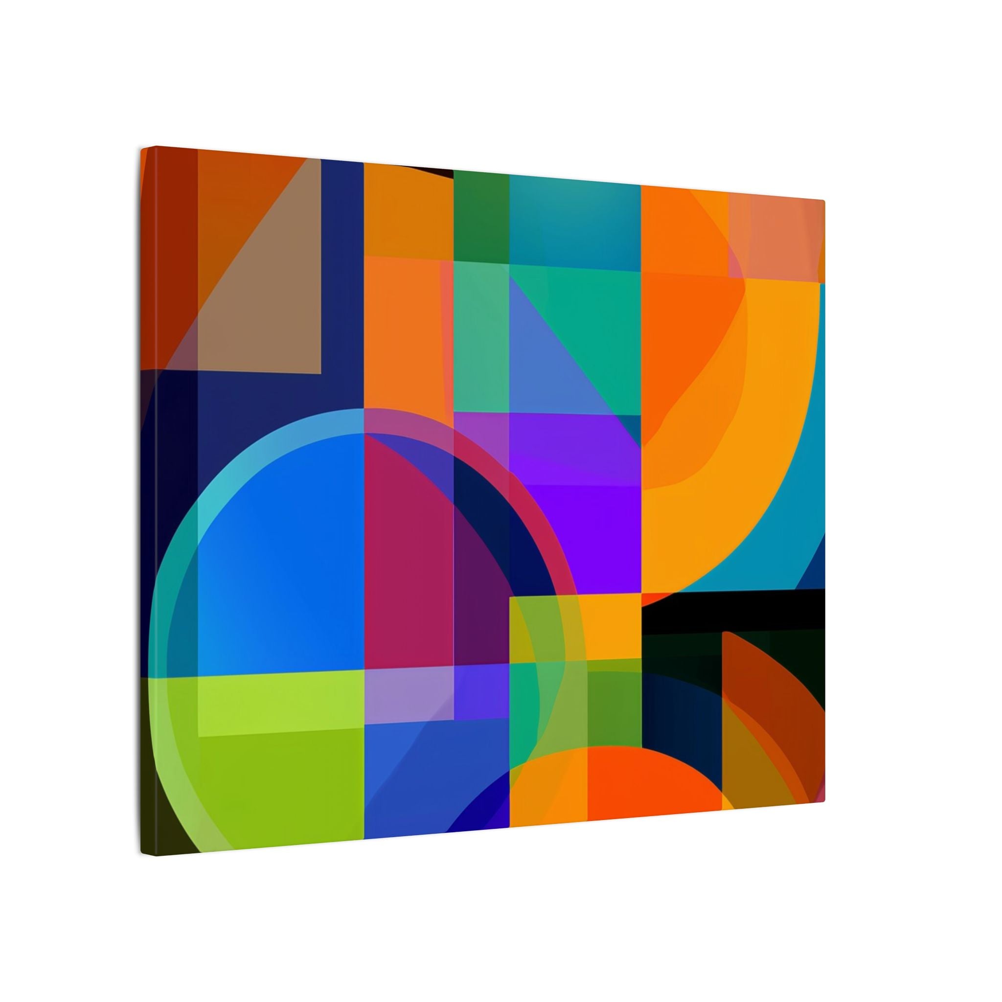 Geometric Intersections: Cubist Color Dynamics, Abstract Constructivist Design, Layered Chromatic Composition   |   Custom Orders Accepted