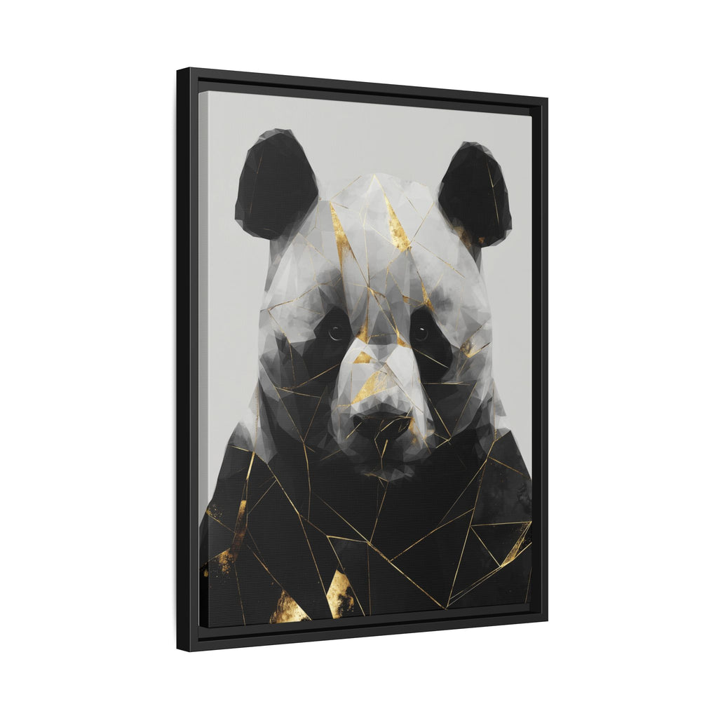 Fractured Panda: Geometric Wildlife Art, Low-Poly Contemporary Portrait   |  Personalized & Custom Orders Available