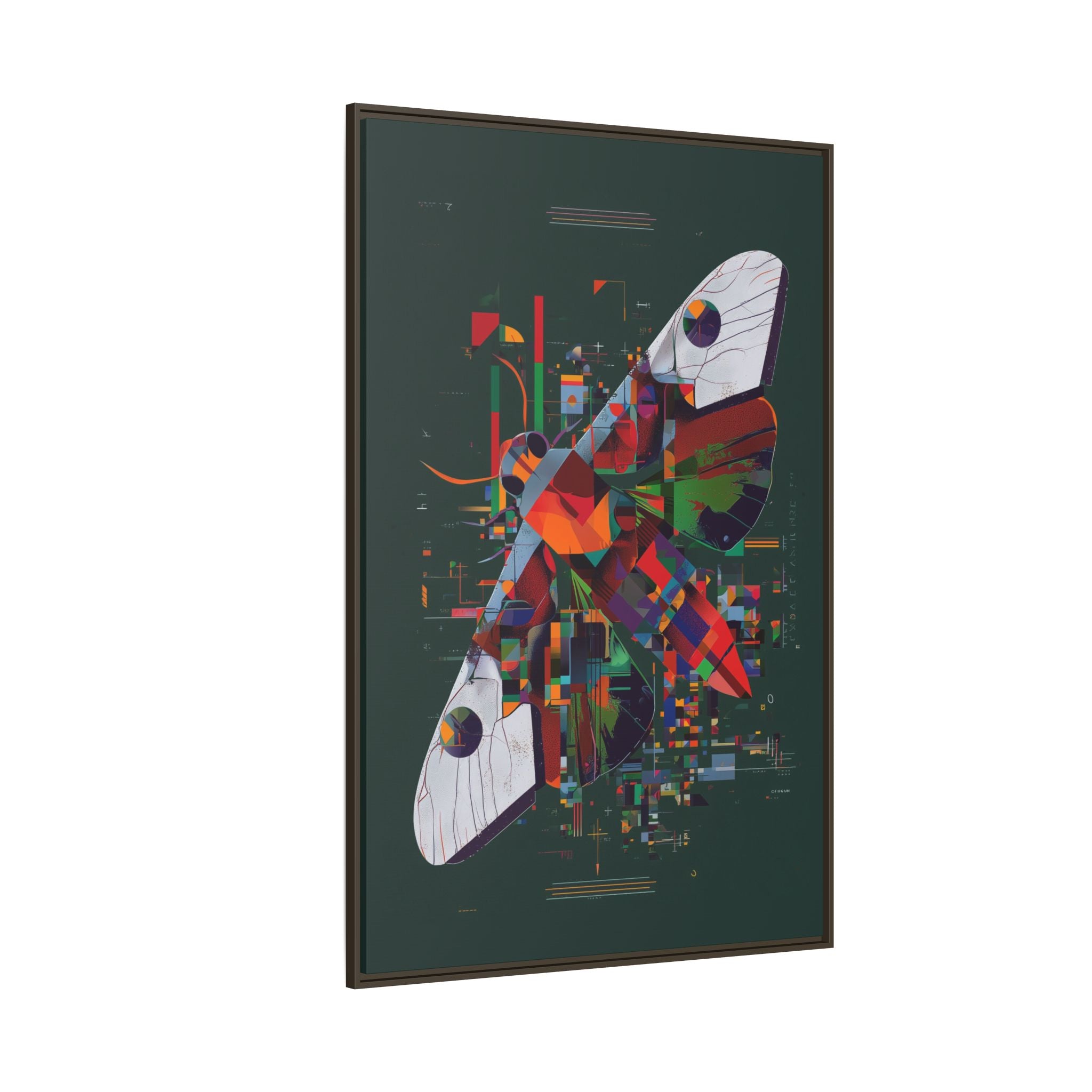 Butterfly Deconstruction: Geometric Digital Art, Pixelated Abstract Butterfly Wings   |    Custom Orders Available