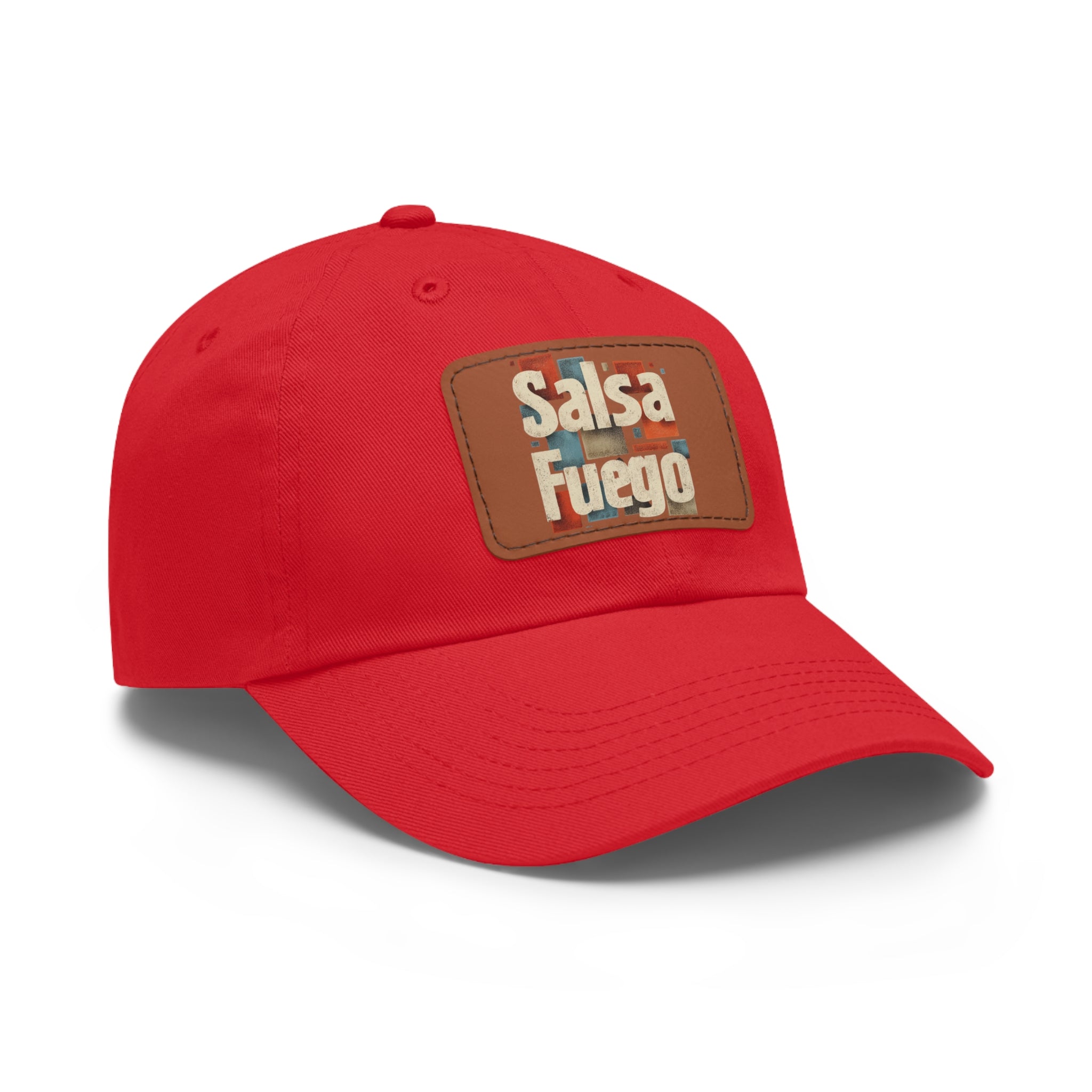 Salsa Fuego Geometric Dad Hat with Leather Patch (Rectangle)