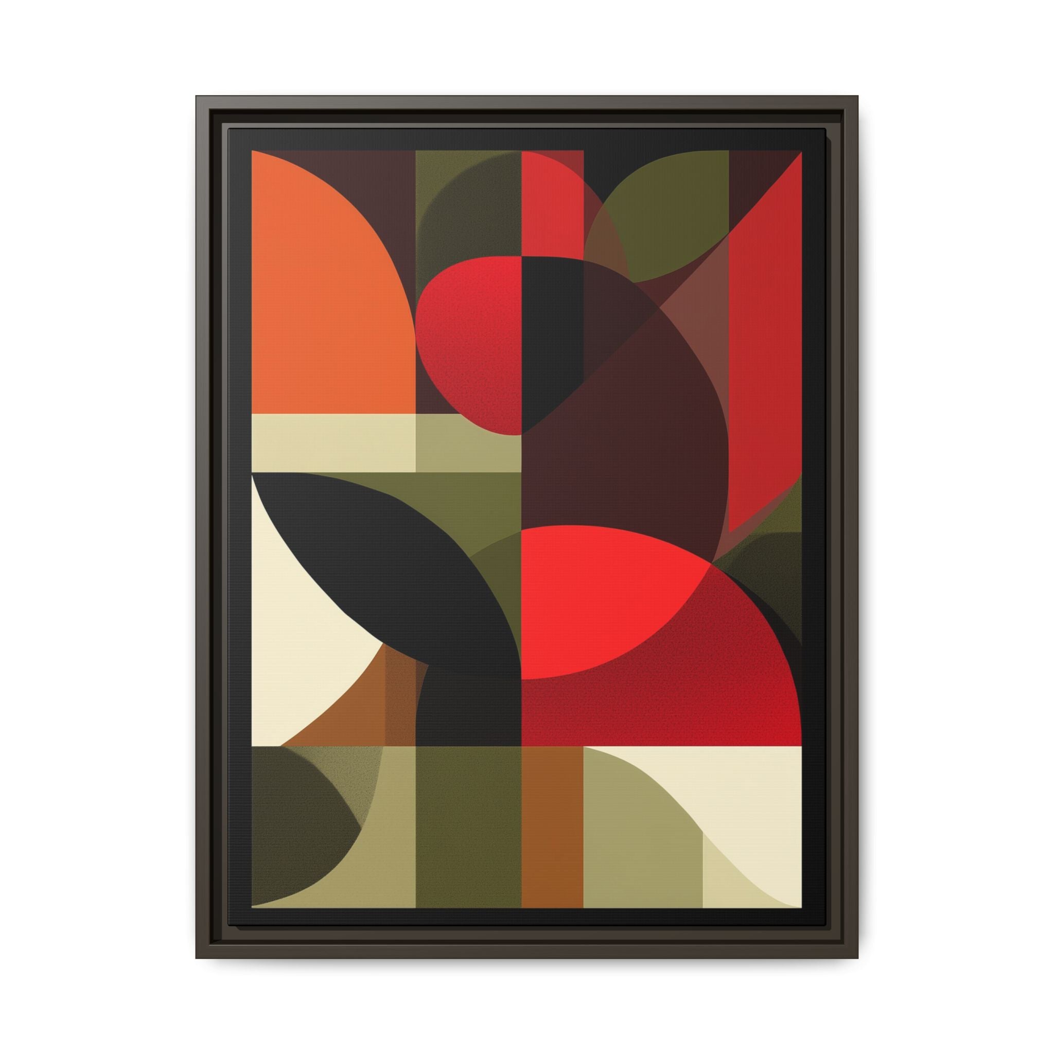 Geometric Fusion: Modern Abstract Composition, Cubist Color Blocks, Architectural Form Harmony   |   Custom Orders Accepted