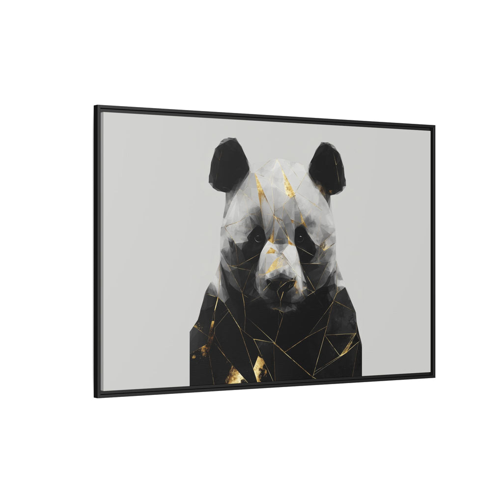 Fractured Panda: Geometric Wildlife Art, Low-Poly Contemporary Portrait   |  Personalized & Custom Orders Available