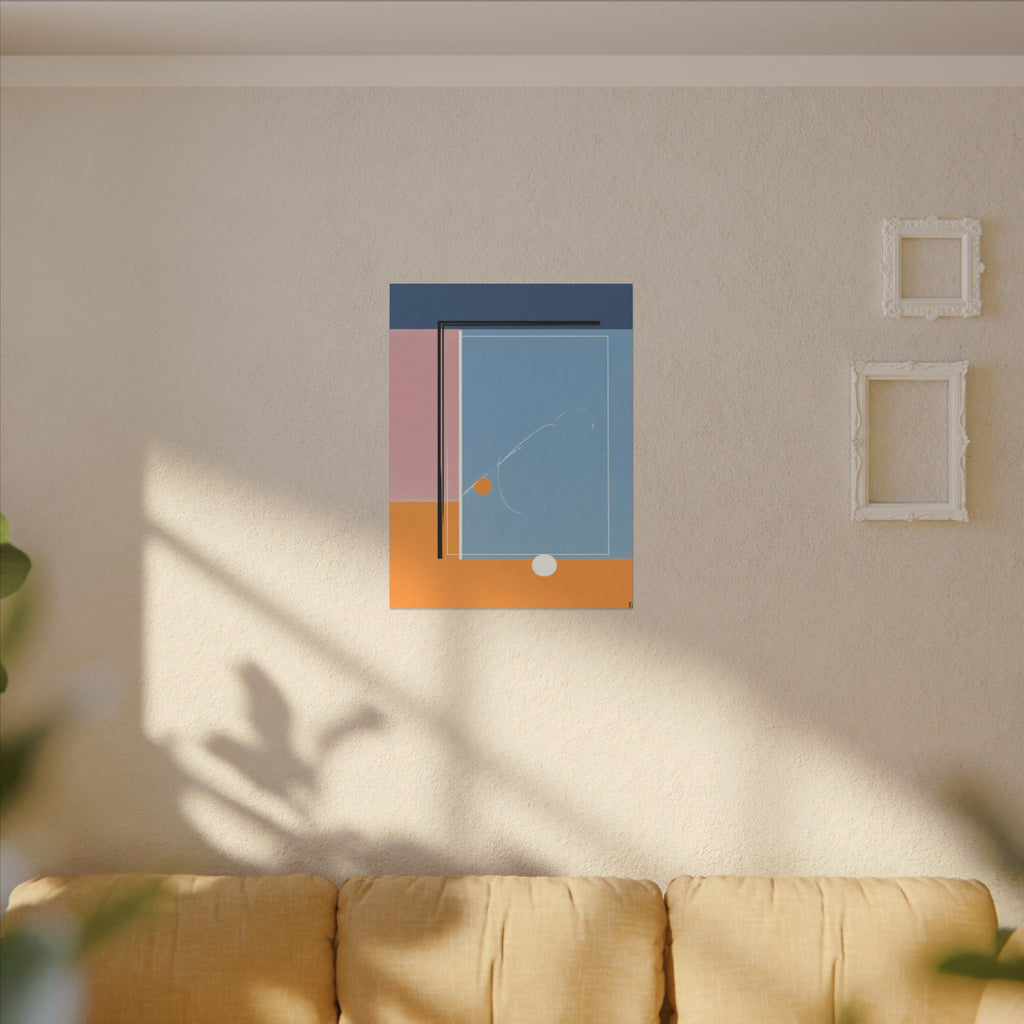 Geometric Harmony: Abstract Minimalist Composition, Modernist Color Fields, Constructivist Design Principles   |   Custom Orders Accepted