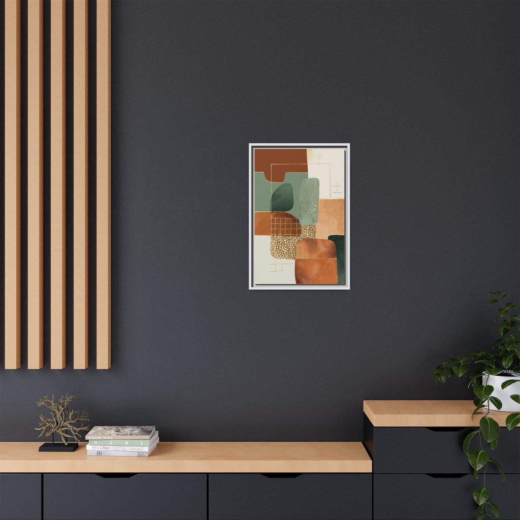 Geometric Harmony: Abstract Minimalist Art, Mid-Century Modern Design, Organic Shapes Composition   |   Custom Orders Accepted