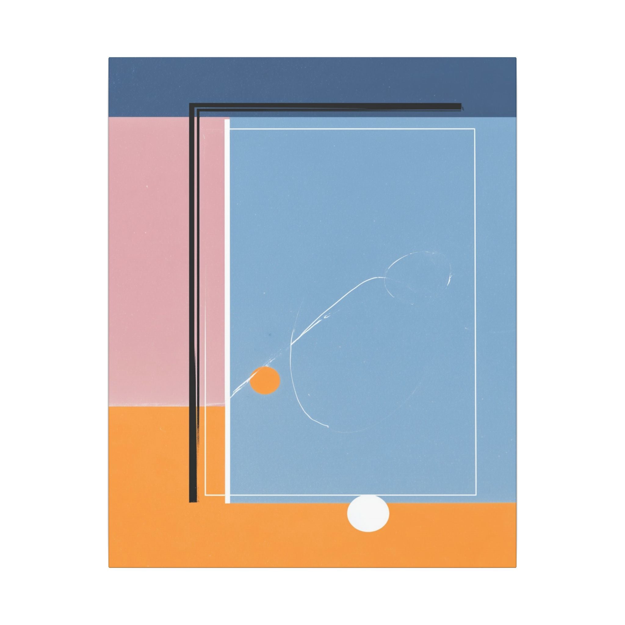 Geometric Harmony: Abstract Minimalist Composition, Modernist Color Fields, Constructivist Design Principles   |   Custom Orders Accepted