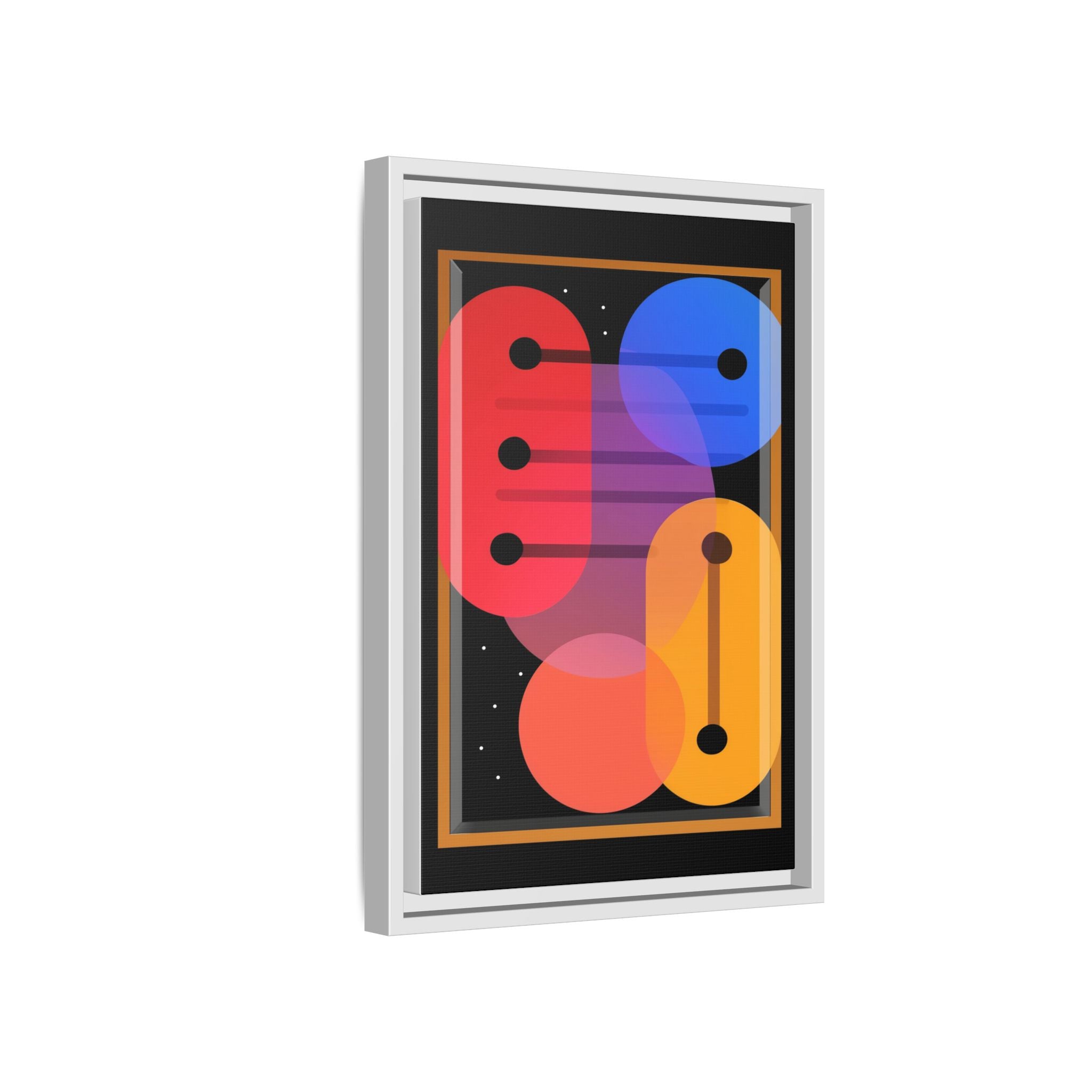 Celestial Geometry: Organic Shapes in Motion, Digital Abstract Composition, Vibrant Color Intersections   |   Custom Orders Accepted