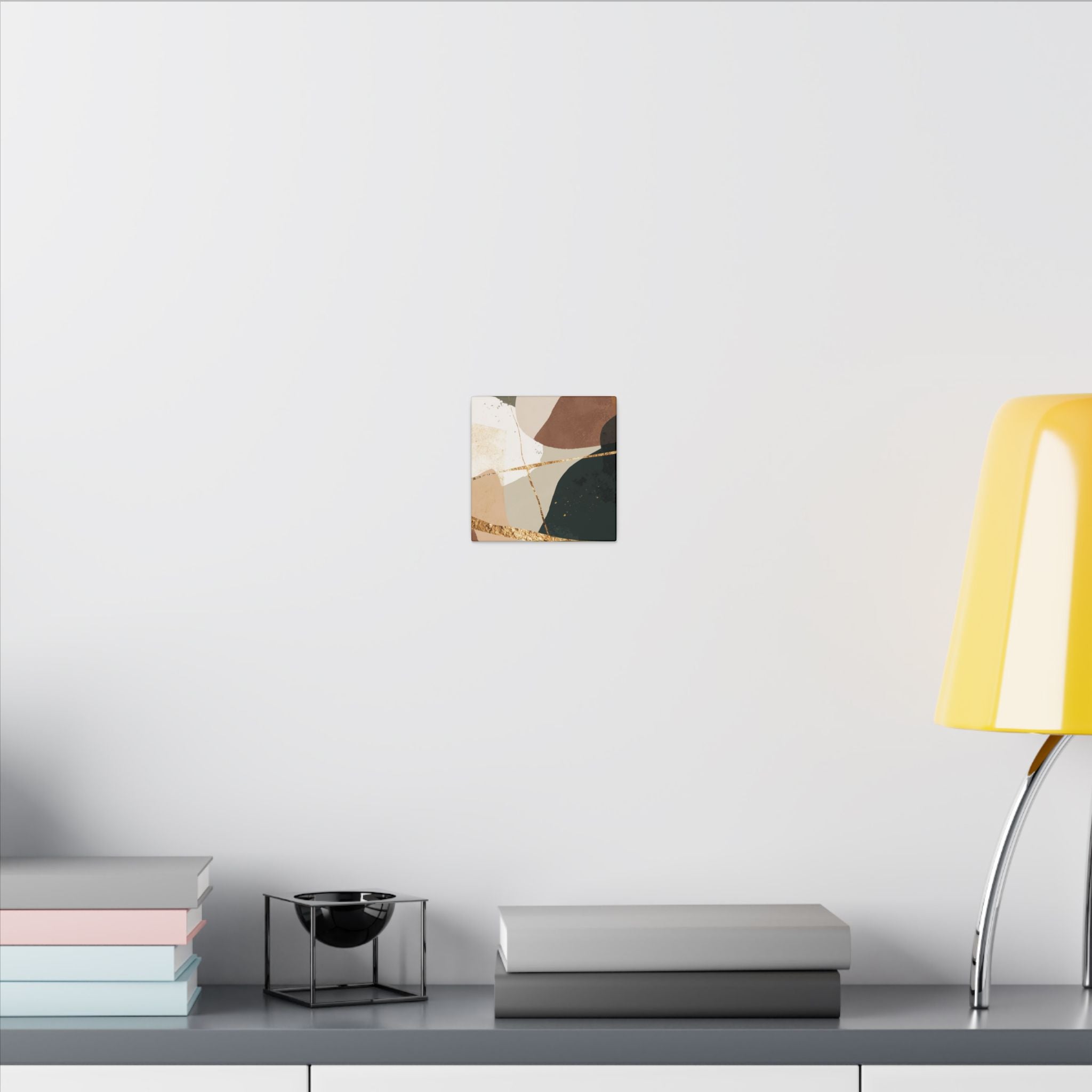 Canvas Print, Abstract Earthy Gold Wall Art, Modern Designer Home Decor, Stretched Matte Canvas; Thick, Multi-Size, Office Decor