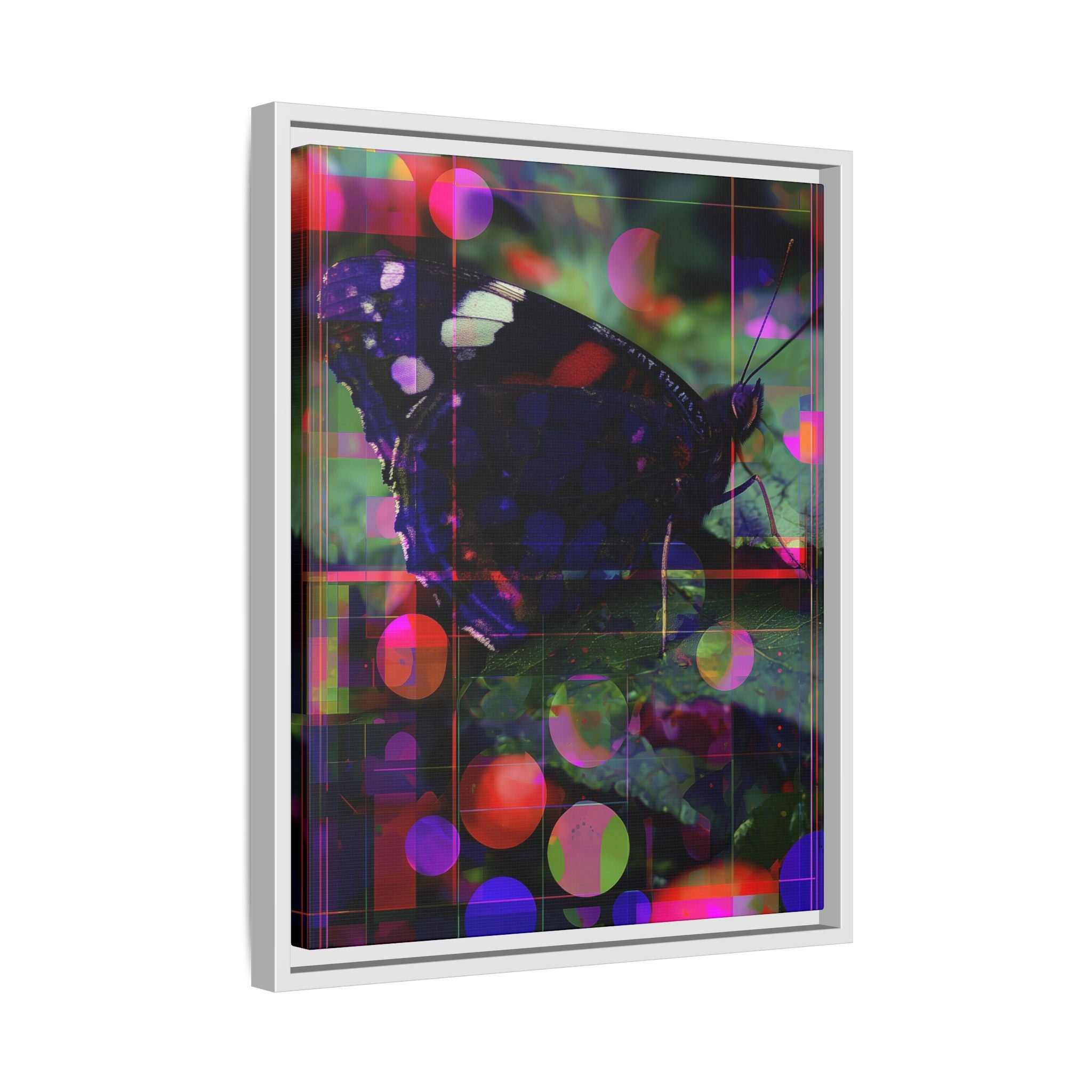 Metamorphic Glitch: Digital Nature Remix, Butterfly Geometric Distortion   |    Custom Orders Available