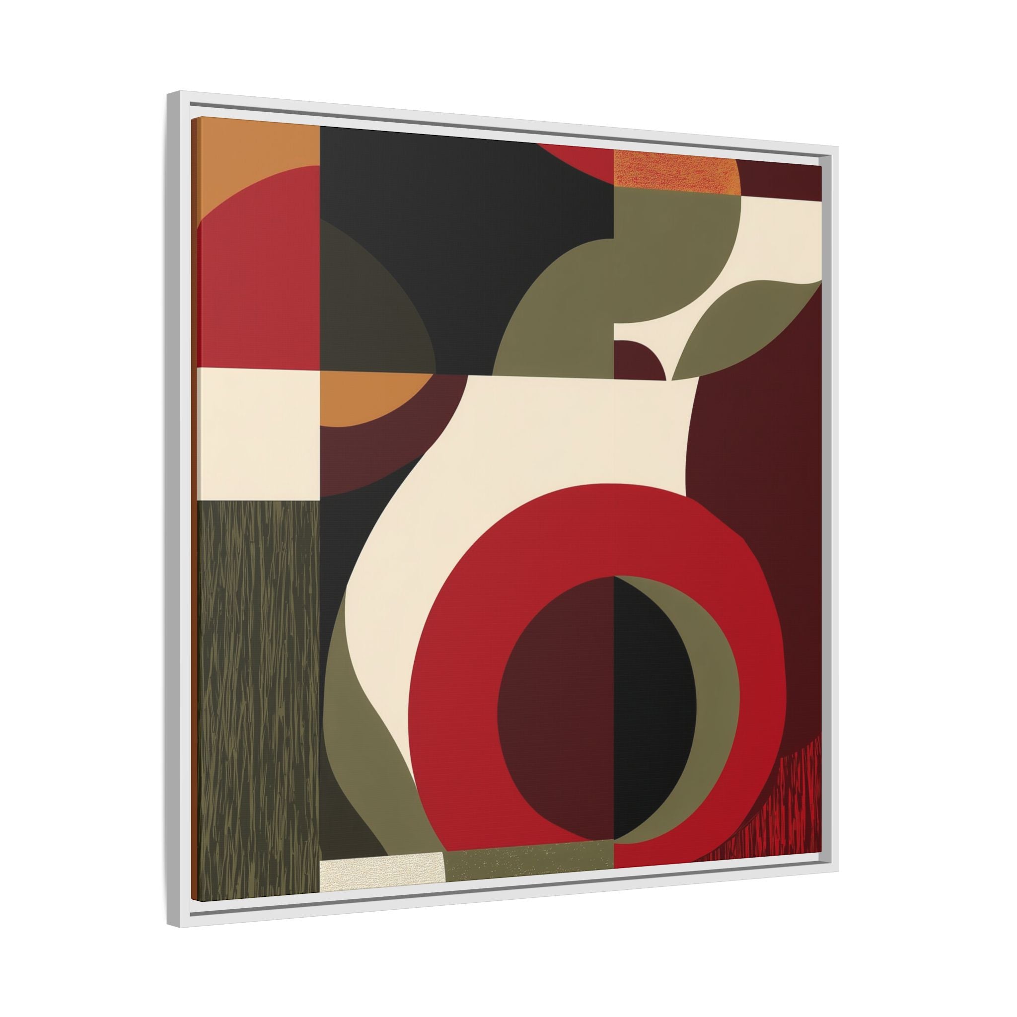 Geometric Intersections: Mid-Century Modern Design, Abstract Architectural Composition, Rhythmic Curved Forms   |   Custom Orders Accepted
