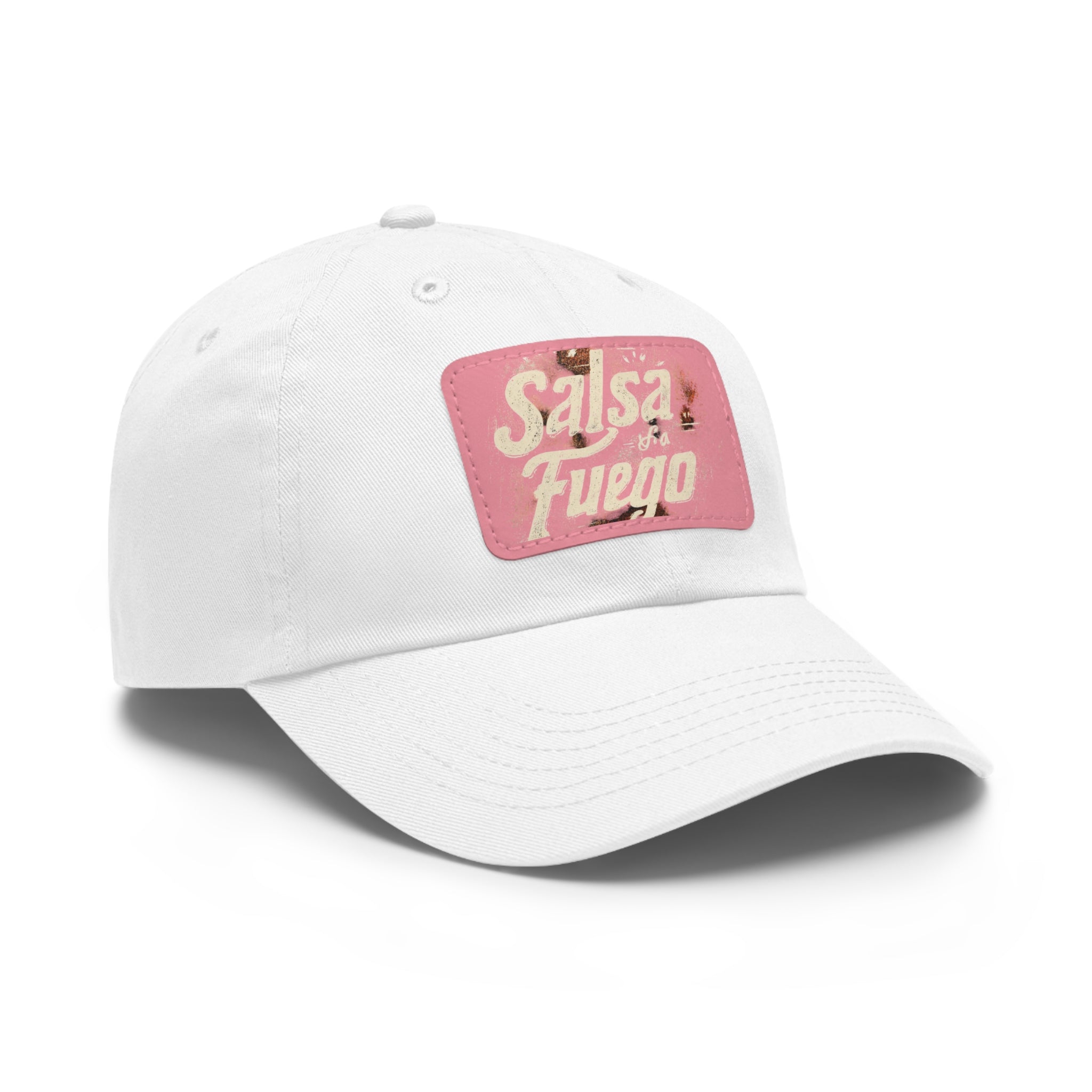 Salsa Fuego Dad Hat with Leather Patch (Rectangle)