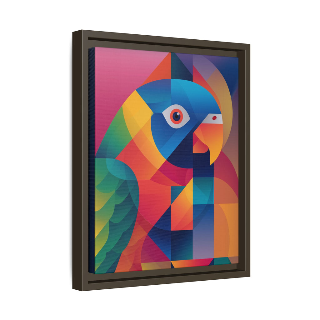Cubist Parrot Prisma: Geometric Bird Design, Modern Angular Art   |    Custom Orders Available