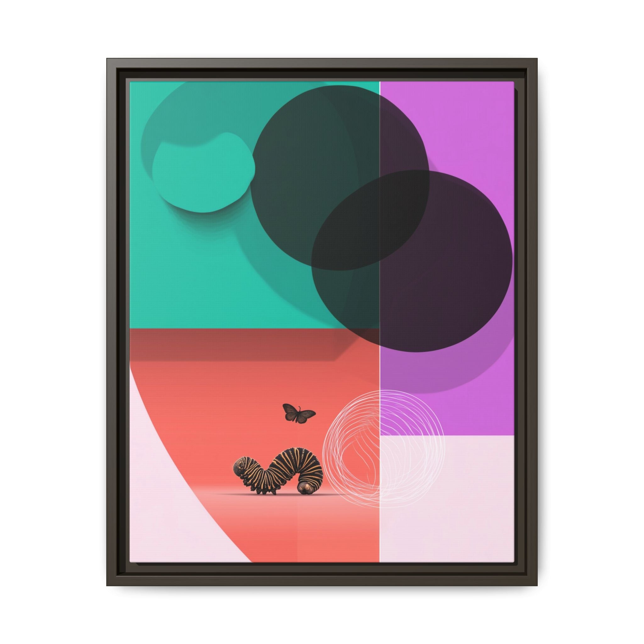 Metamorphosis in Color: Geometric Butterfly Transformation, Abstract Graphic Design   |    Custom Orders Available