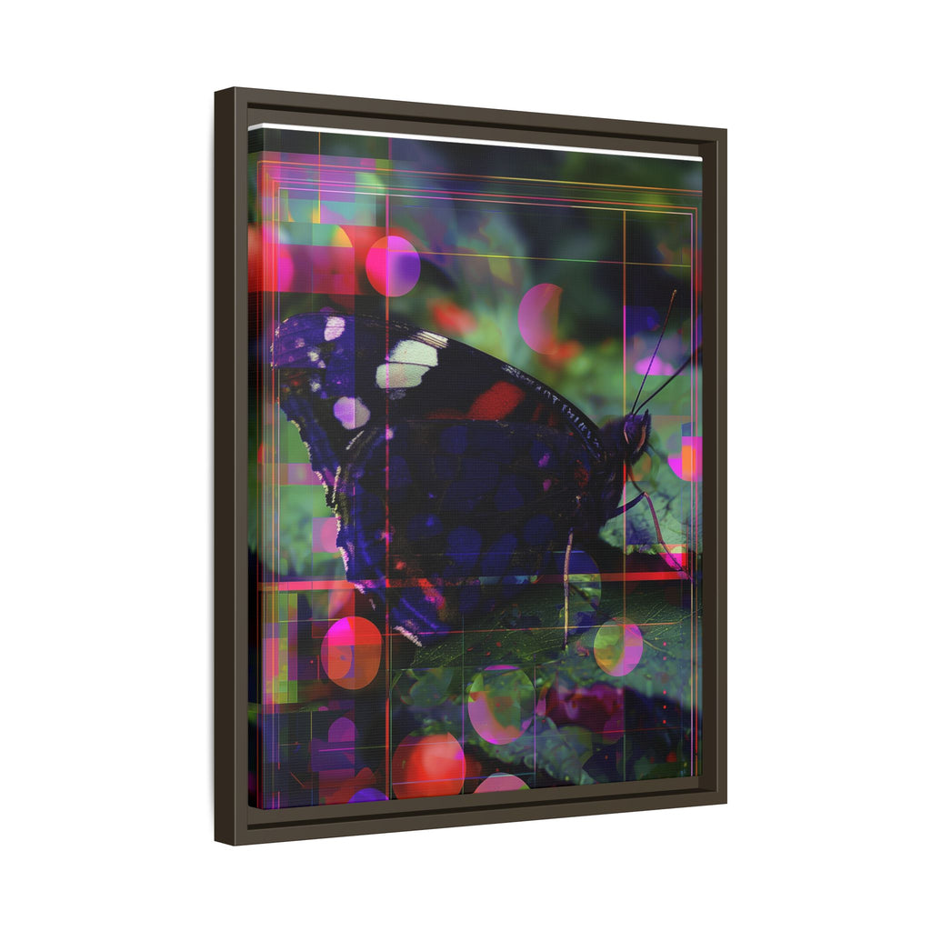 Geometric Butterfly Framed Print: Digital Glitch Butterfly Art, Geometric Nature Photography   |  Personalized & Custom Orders Available