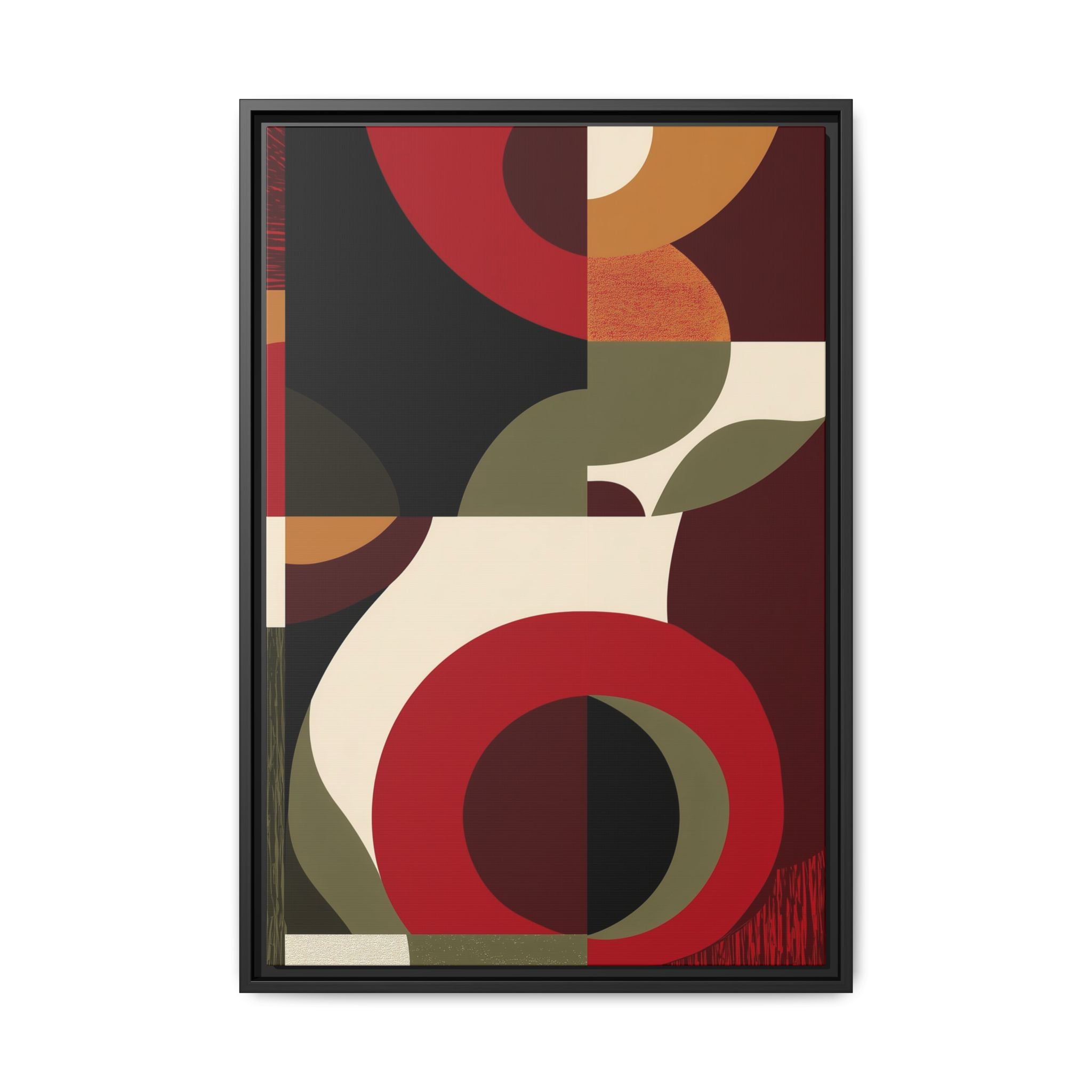 Geometric Intersections: Mid-Century Modern Design, Abstract Architectural Composition, Rhythmic Curved Forms   |   Custom Orders Accepted