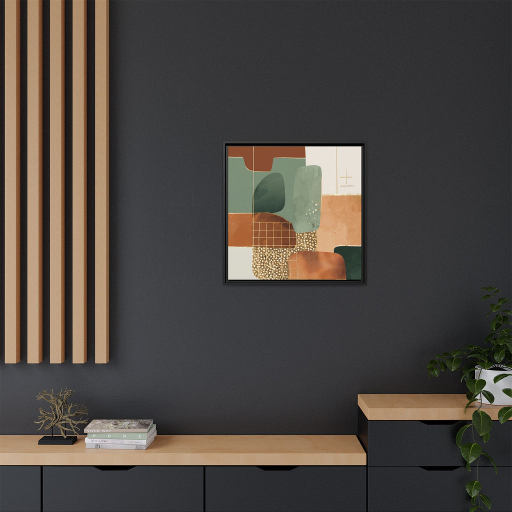 Geometric Harmony: Abstract Minimalist Art, Mid-Century Modern Design, Organic Shapes Composition   |   Custom Orders Accepted