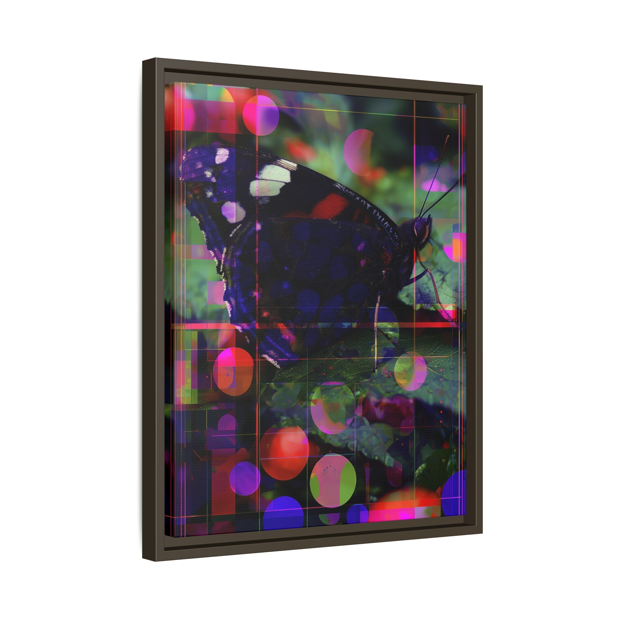 Metamorphic Glitch: Digital Nature Remix, Butterfly Geometric Distortion   |    Custom Orders Available