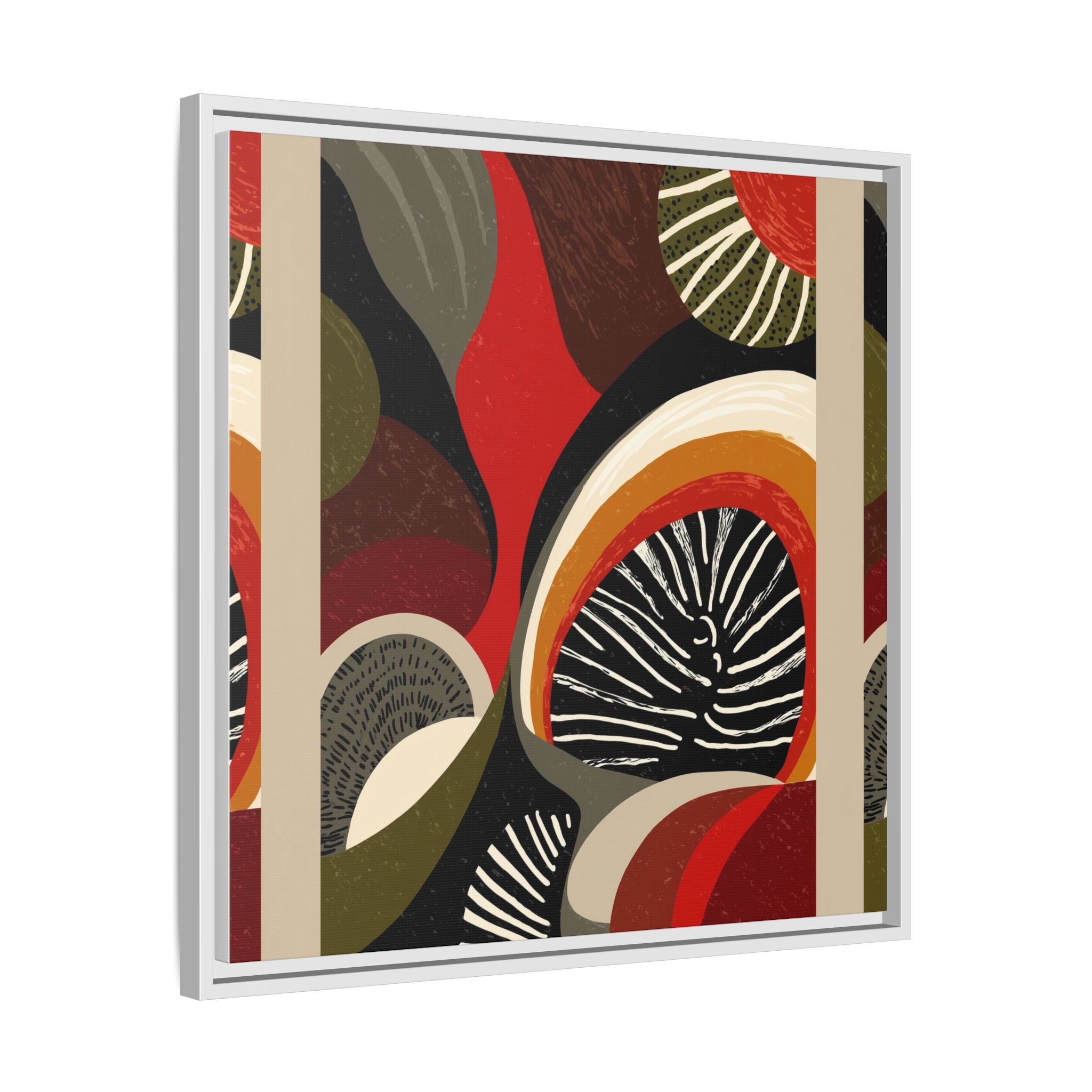 Geometric Rhythm: Abstract Composition, Mid-Century Modern Art, Radial Design Inspiration   |   Custom Orders Accepted