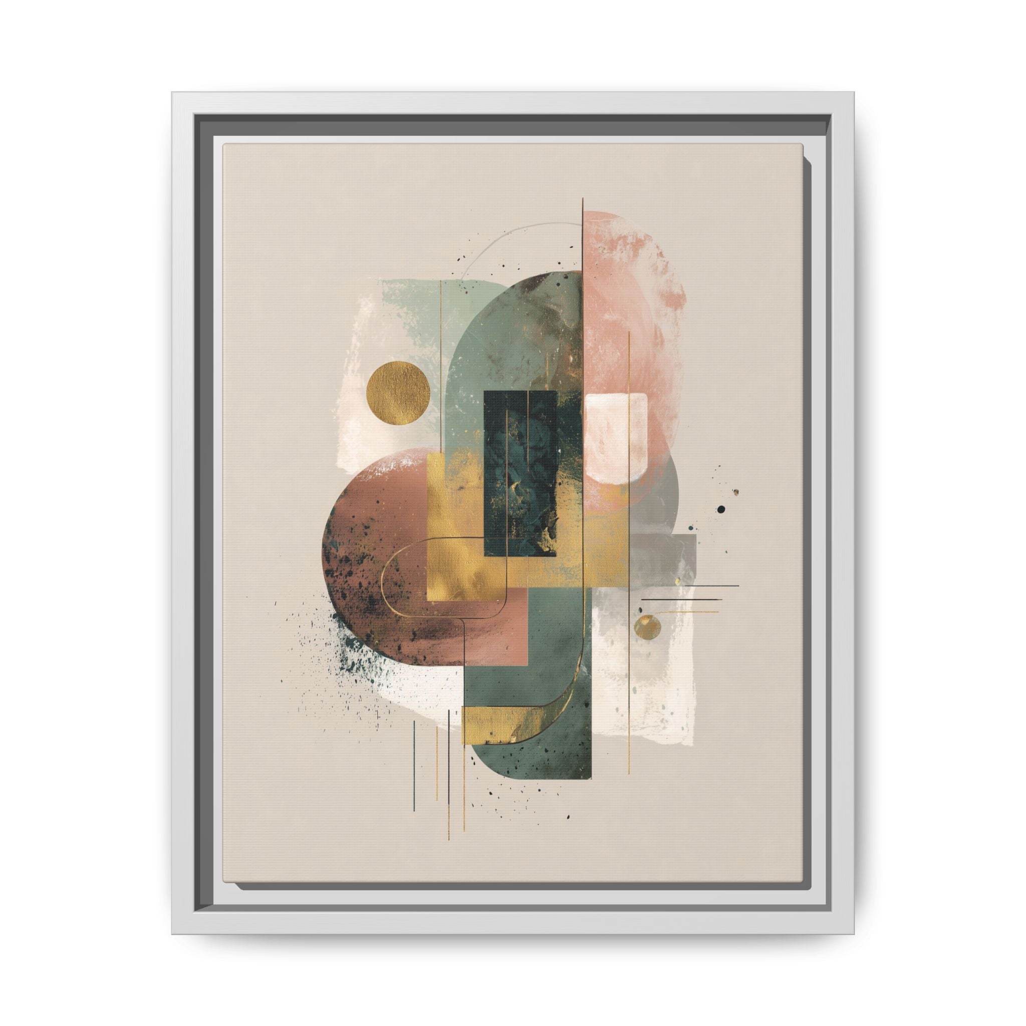 Organic Geometries: Fragmented Forms, Digital Abstract Composition, Layered Minimalist Art   |   Custom Orders Accepted