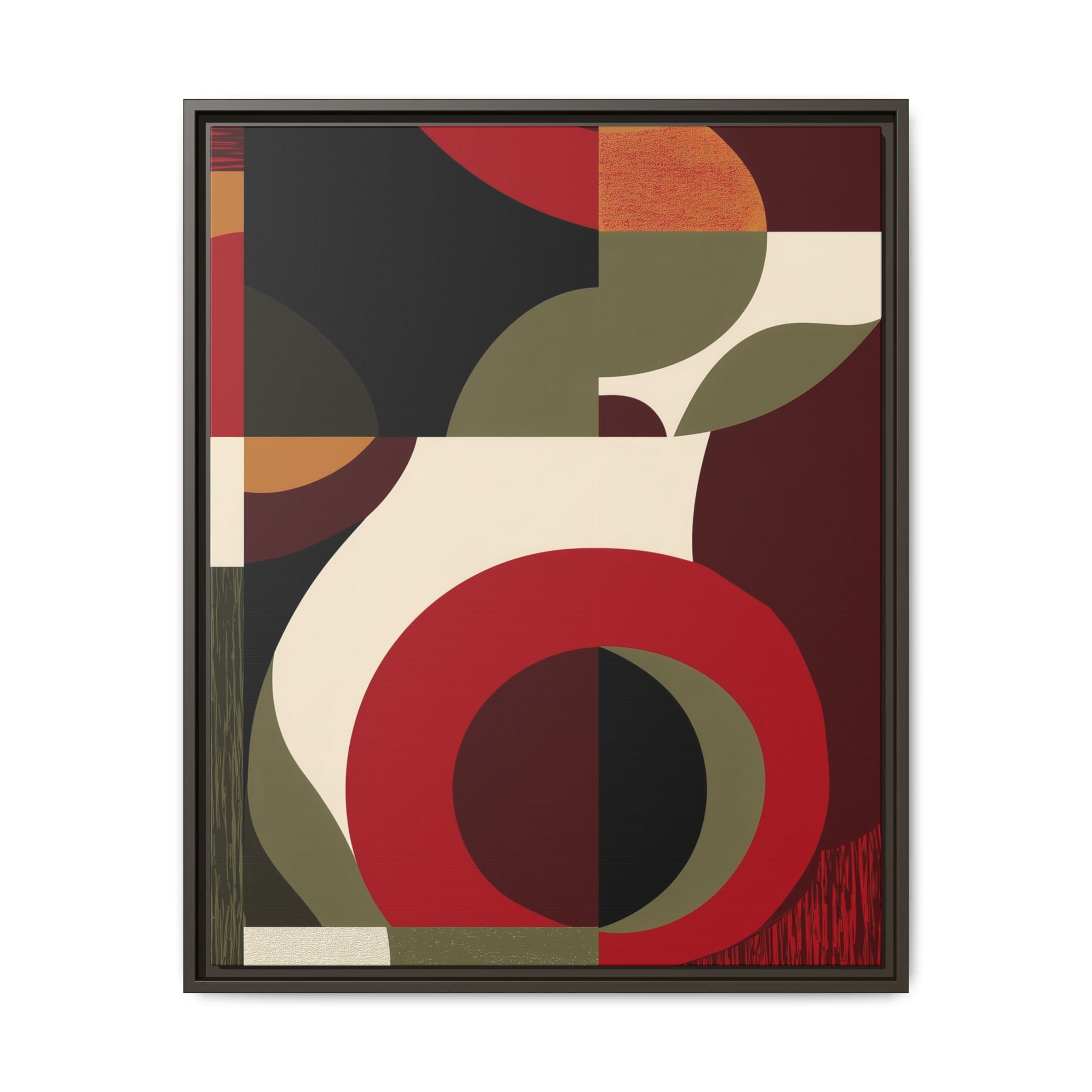 Geometric Intersections: Mid-Century Modern Design, Abstract Architectural Composition, Rhythmic Curved Forms   |   Custom Orders Accepted