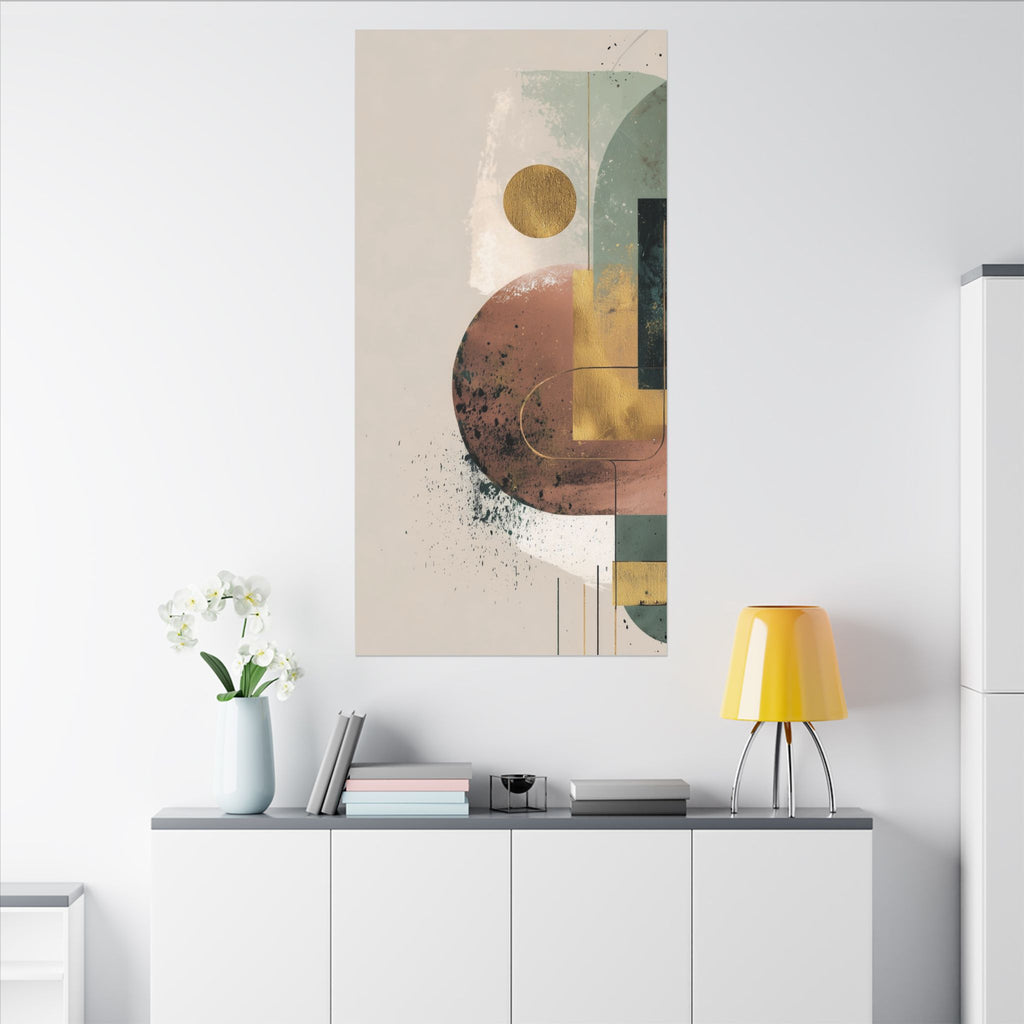 Geometric Harmony: Abstract Composition, Modernist Minimalism, Ethereal Design Layers   |   Custom Orders Accepted