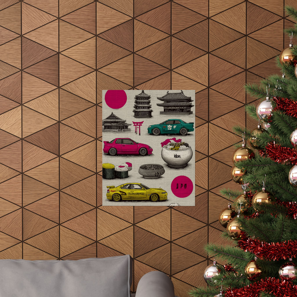 Japanese Culture Matte Vertical Car Skyline Nissan Posters, Wall Art for Home Decor, Gift for Car Enthusiasts, Unique Printable