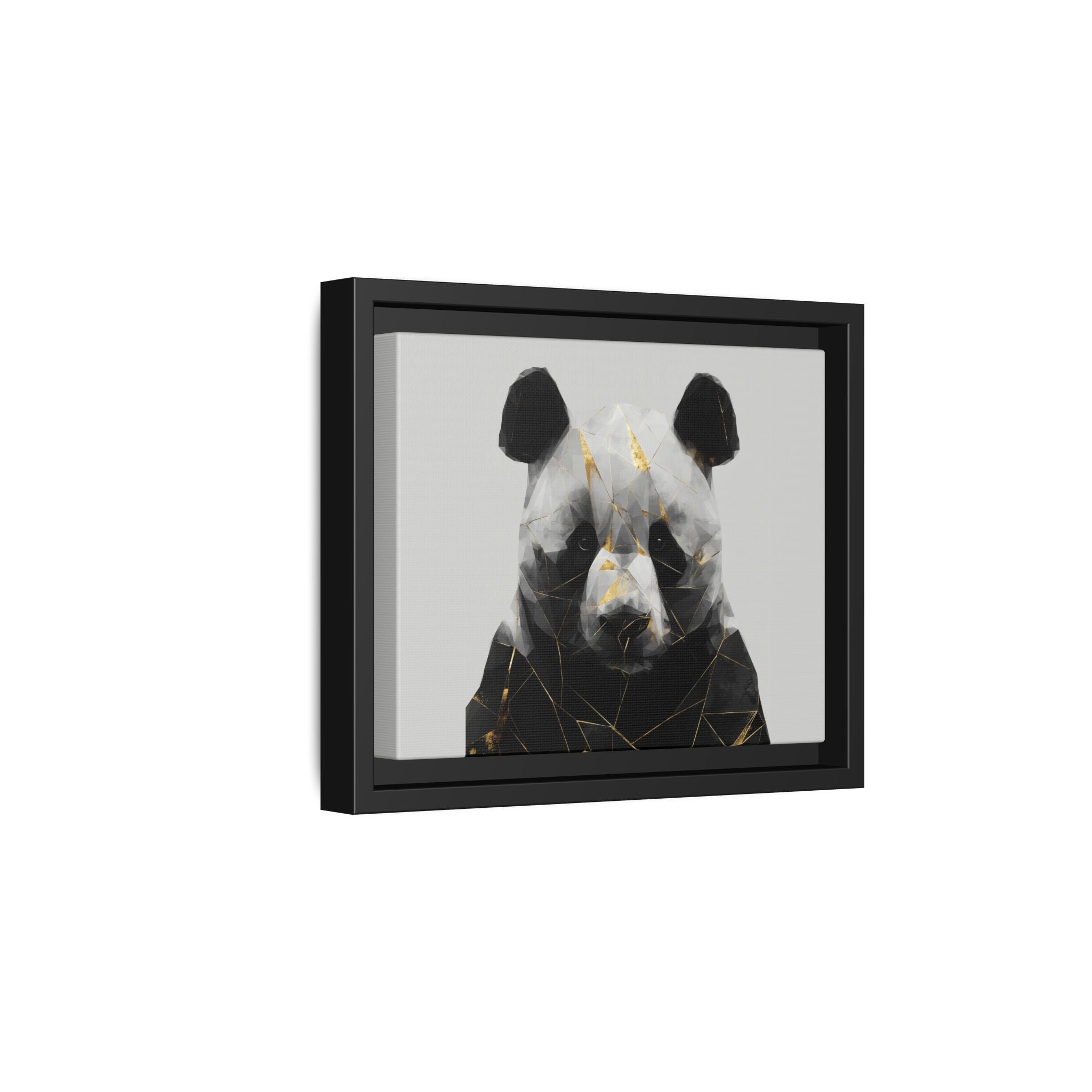 Fractured Panda: Geometric Wildlife Art, Low-Poly Contemporary Portrait   |  Personalized & Custom Orders Available