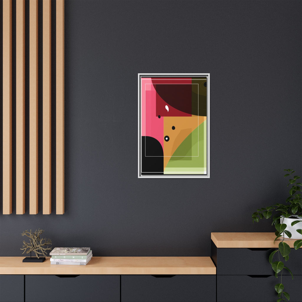 Geometric Convergence: Abstract Modernist Composition, Constructivist Color Blocking, Layered Geometric Design   |   Custom Orders Accepted