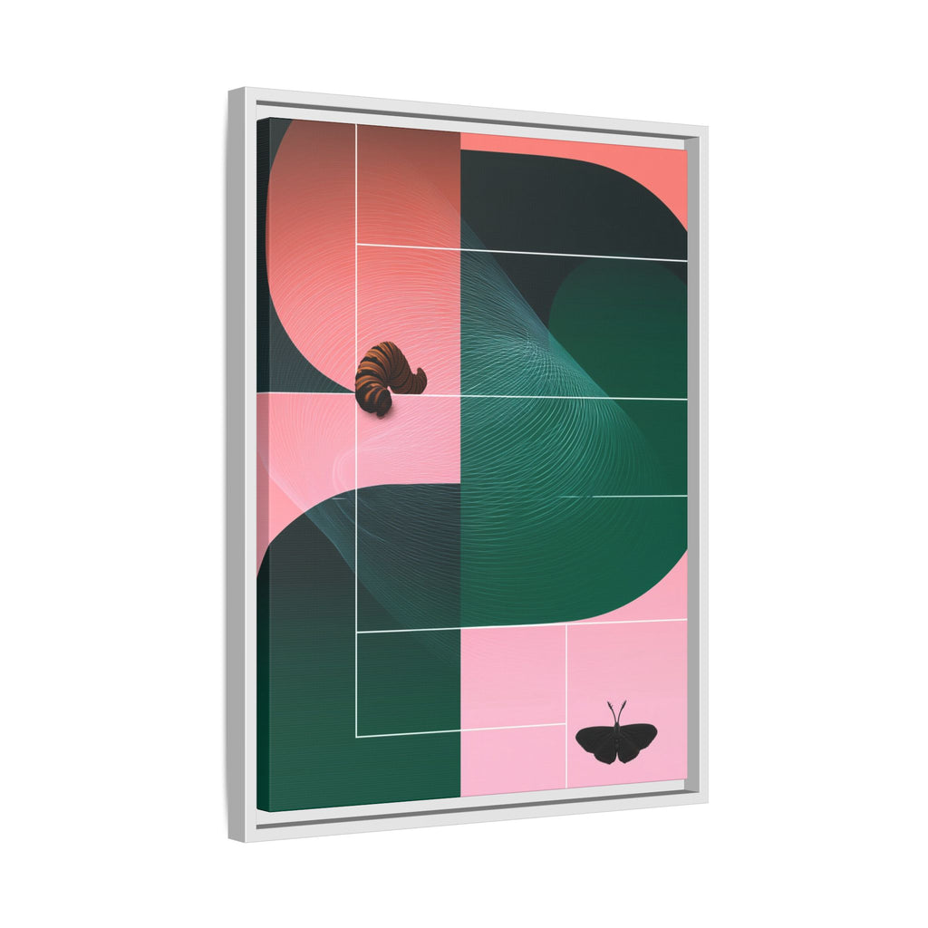 Metamorphic Geometric Framed Print : Abstract Graphic Design, Contemporary Digital Art Composition   |  Custom Orders Available