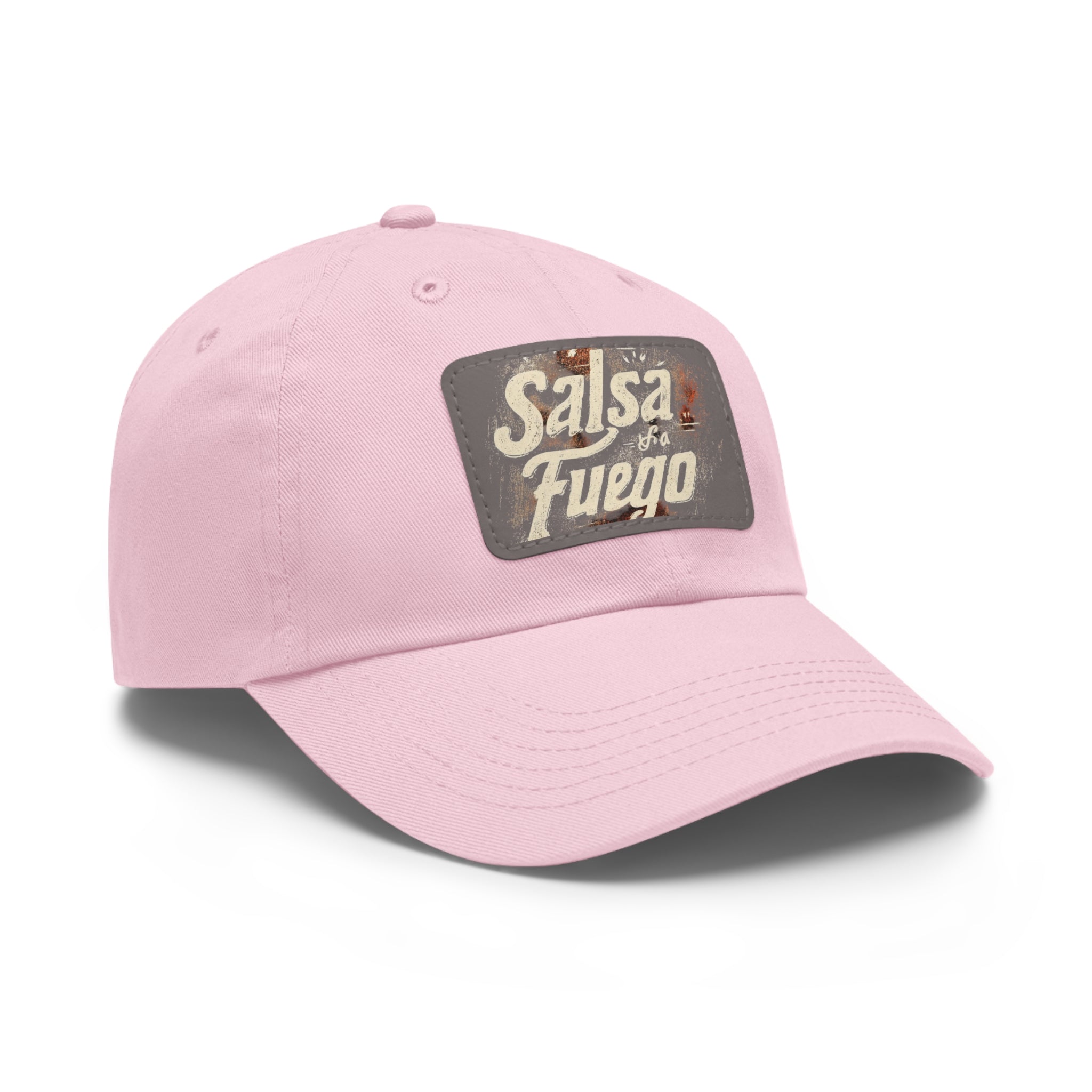 Salsa Fuego Dad Hat with Leather Patch (Rectangle)