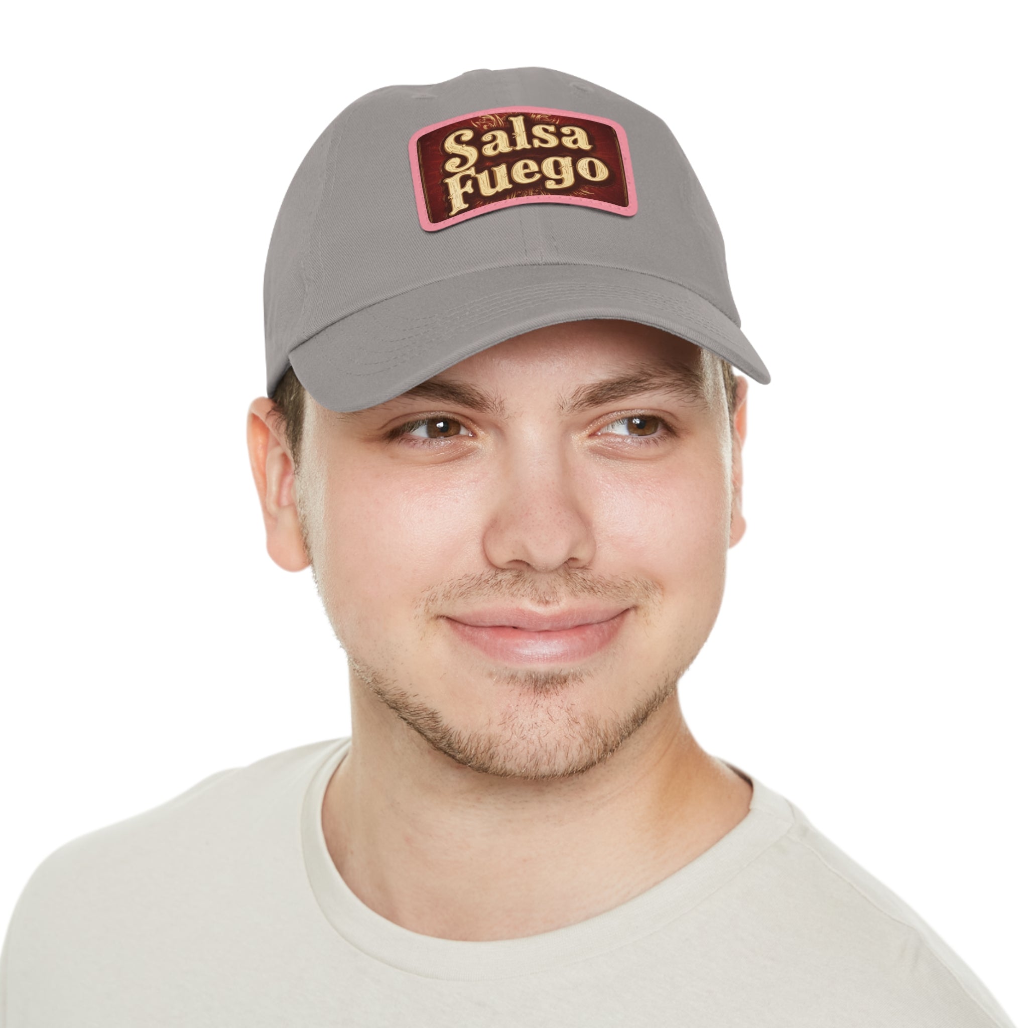 Salsa Fuego Dad Hat with Leather Patch (Rectangle)