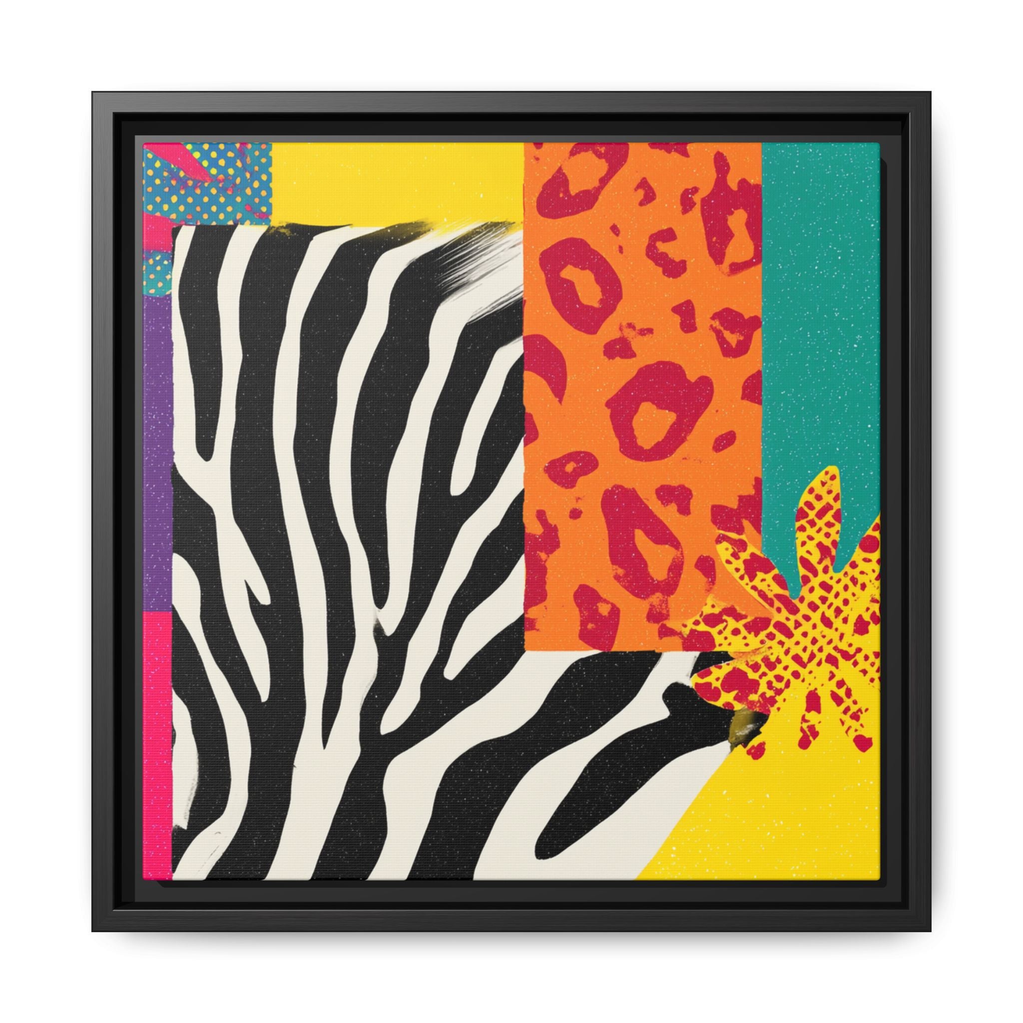 Vibrant Framed Art Print, Colorful Wall Decor, Modern Home Art, Statement Piece for Living Room, Unique Gift, Boho Decor