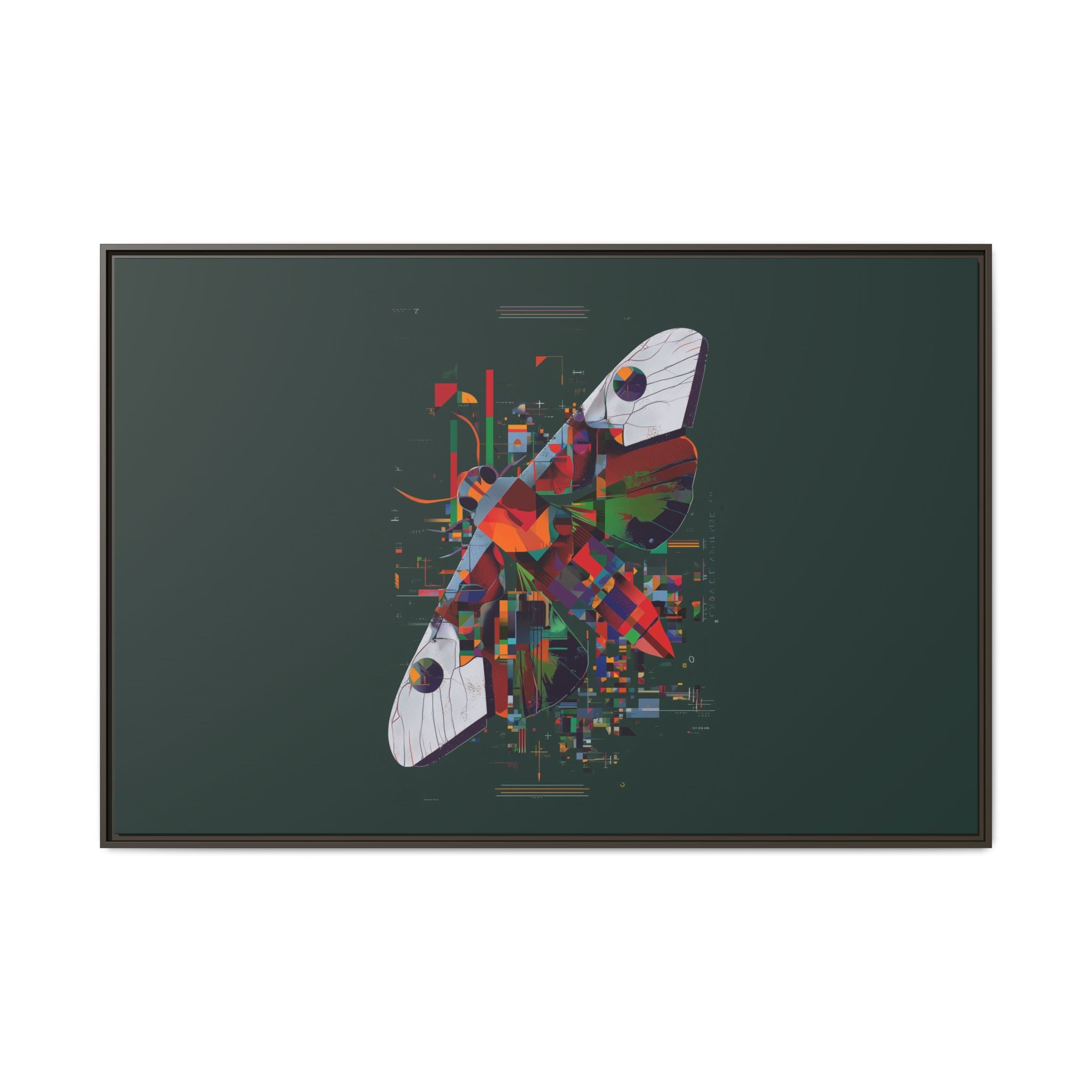 Butterfly Deconstruction: Geometric Digital Art, Pixelated Abstract Butterfly Wings   |    Custom Orders Available