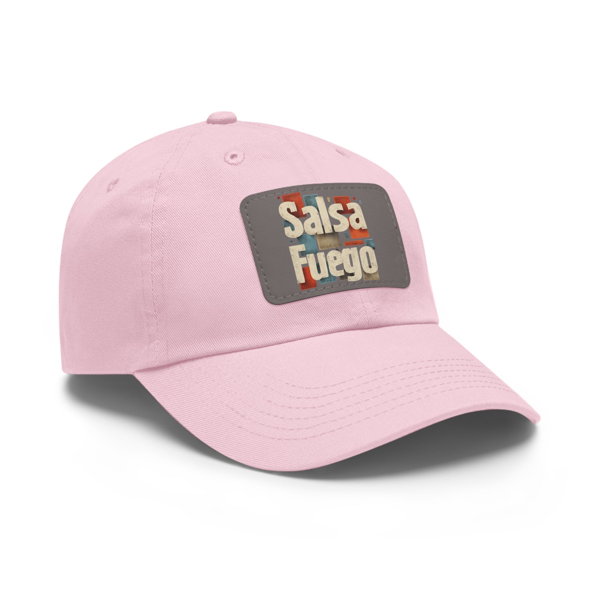 Salsa Fuego Geometric Dad Hat with Leather Patch (Rectangle)