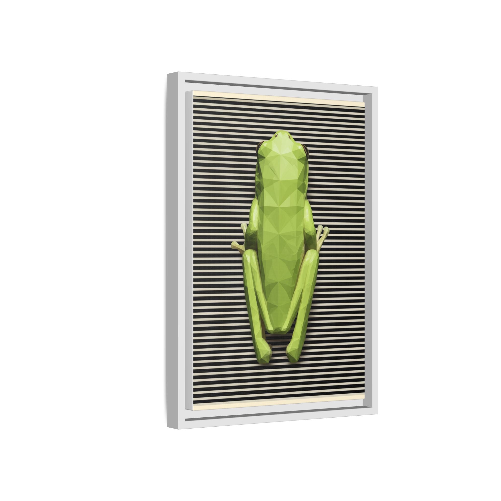 Geometric Amphibian: Low-Poly Frog Design, Digital Art Minimalism   |  Personalized & Custom Orders Available