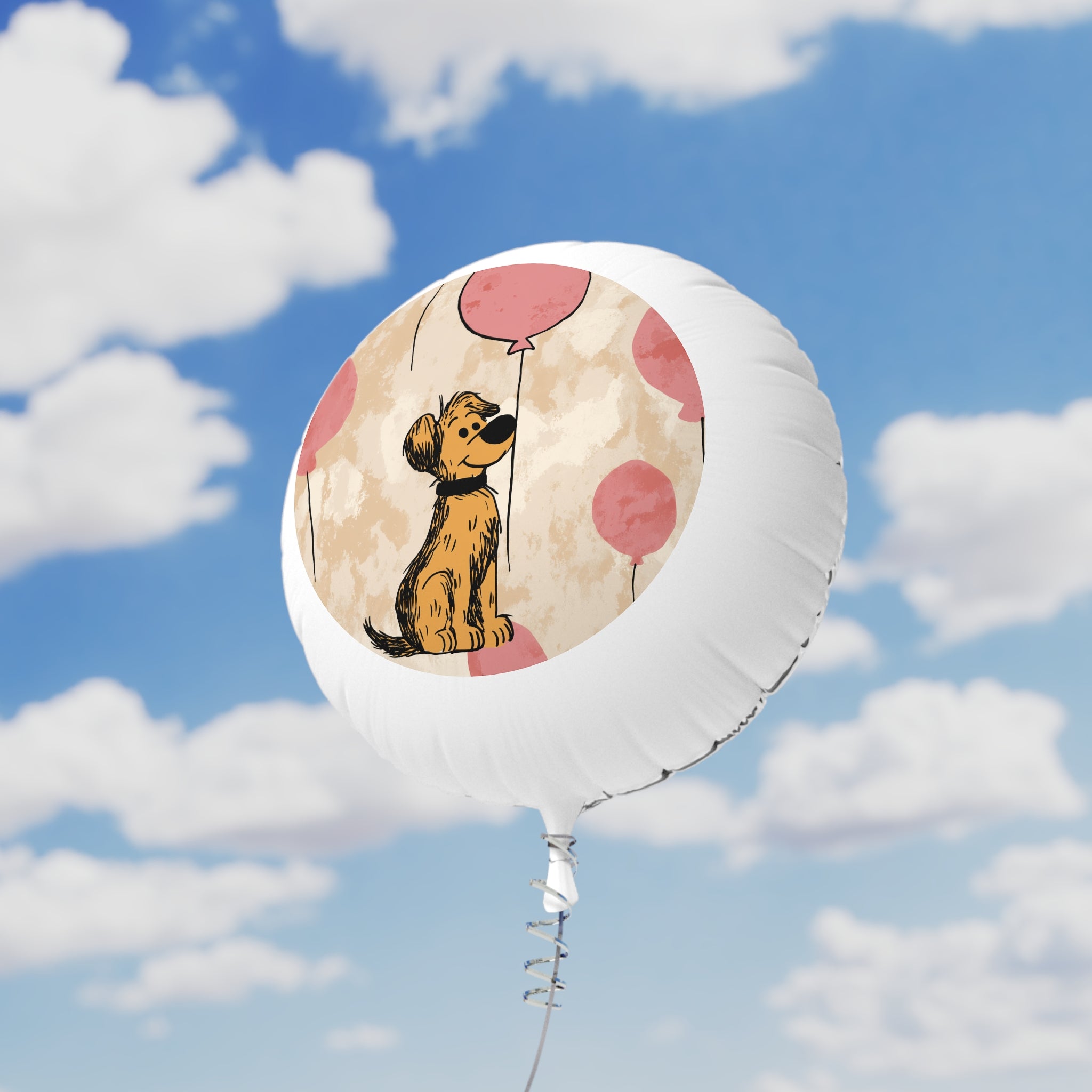 Cute Puppy Mylar Balloon — Dog Party Decoration