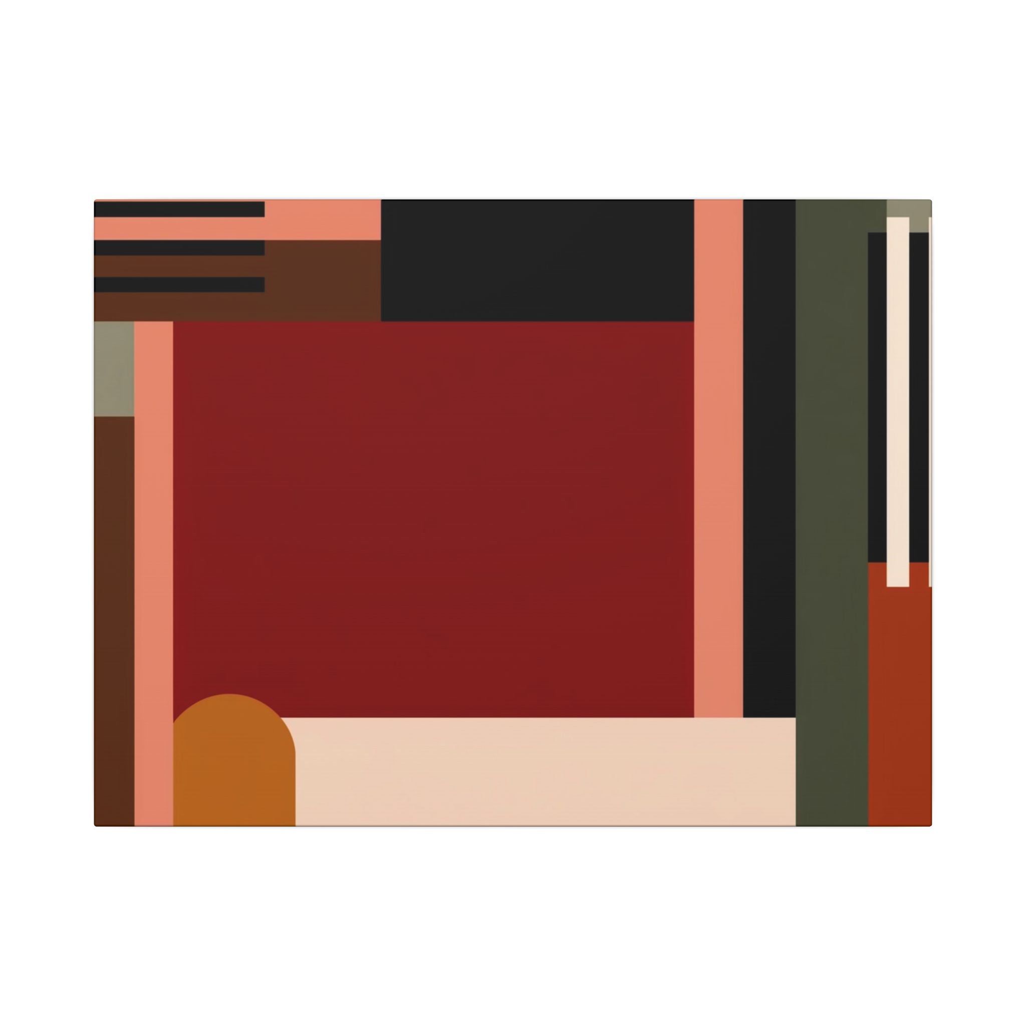 Geometric Harmony: Abstract Constructivist Design, Modern Color Palette, Minimalist Architectural Composition   |   Custom Orders Accepted