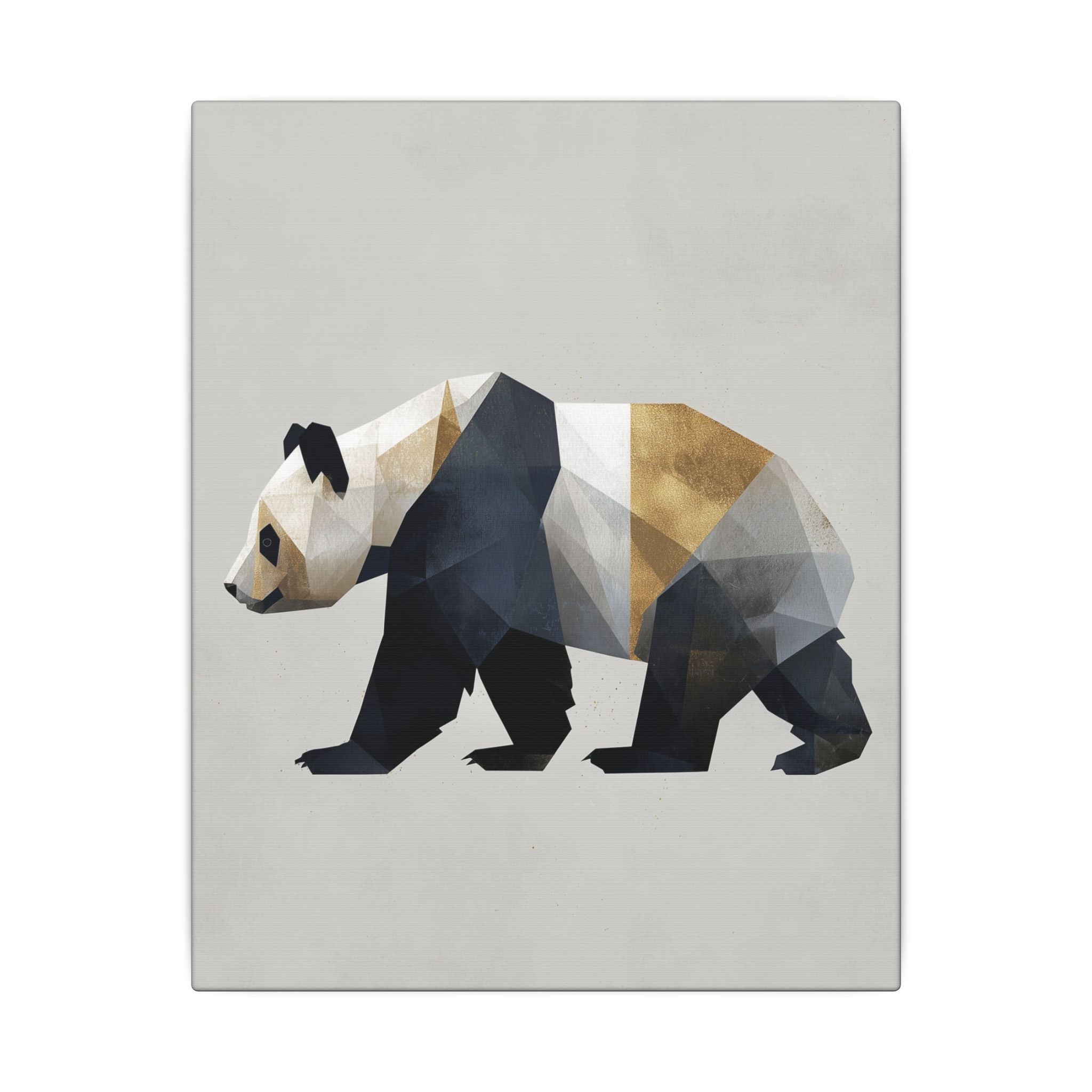 Geometric Panda: Minimalist Digital Art, Polygonal Wildlife Design, Contemporary Graphic Illustration   |  Personalized & Custom Orders