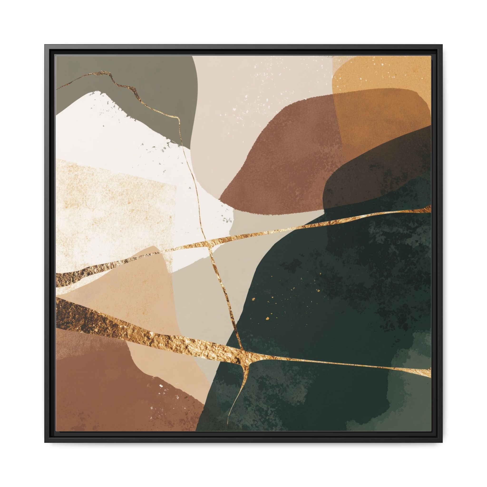 Geological Whispers: Organic Abstractions, Metallic Landscapes, Contemporary Minimalist Design   |   Custom Orders Accepted