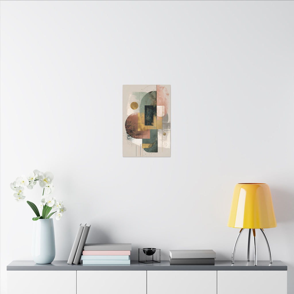 Geometric Harmony: Abstract Composition, Modernist Minimalism, Ethereal Design Layers   |   Custom Orders Accepted