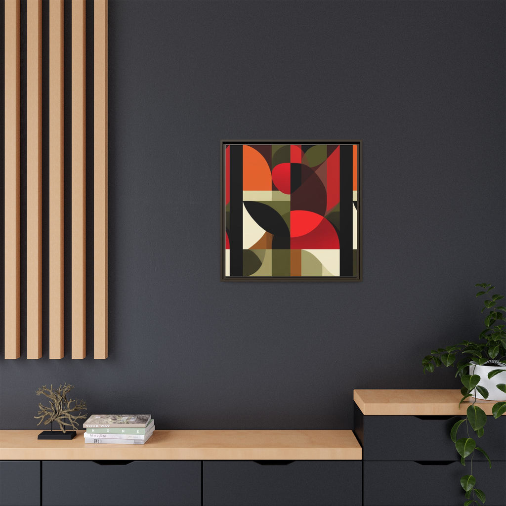 Geometric Fusion: Modern Abstract Composition, Cubist Color Blocks, Architectural Form Harmony   |   Custom Orders Accepted