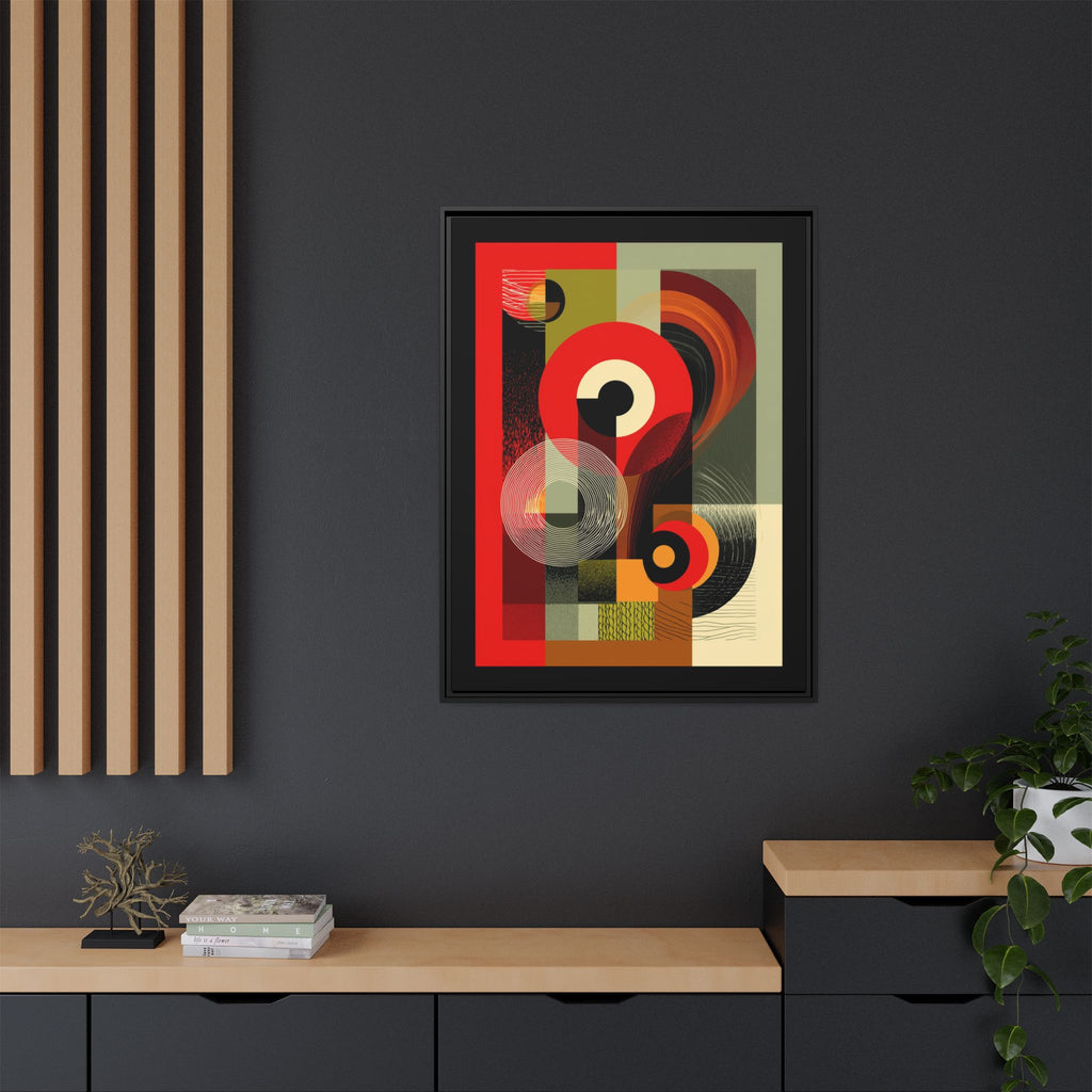 Chromatic Geometrics: Abstract Constructivist Composition, Modernist Color Blocking, Layered Circular Forms   |   Custom Orders Accepted