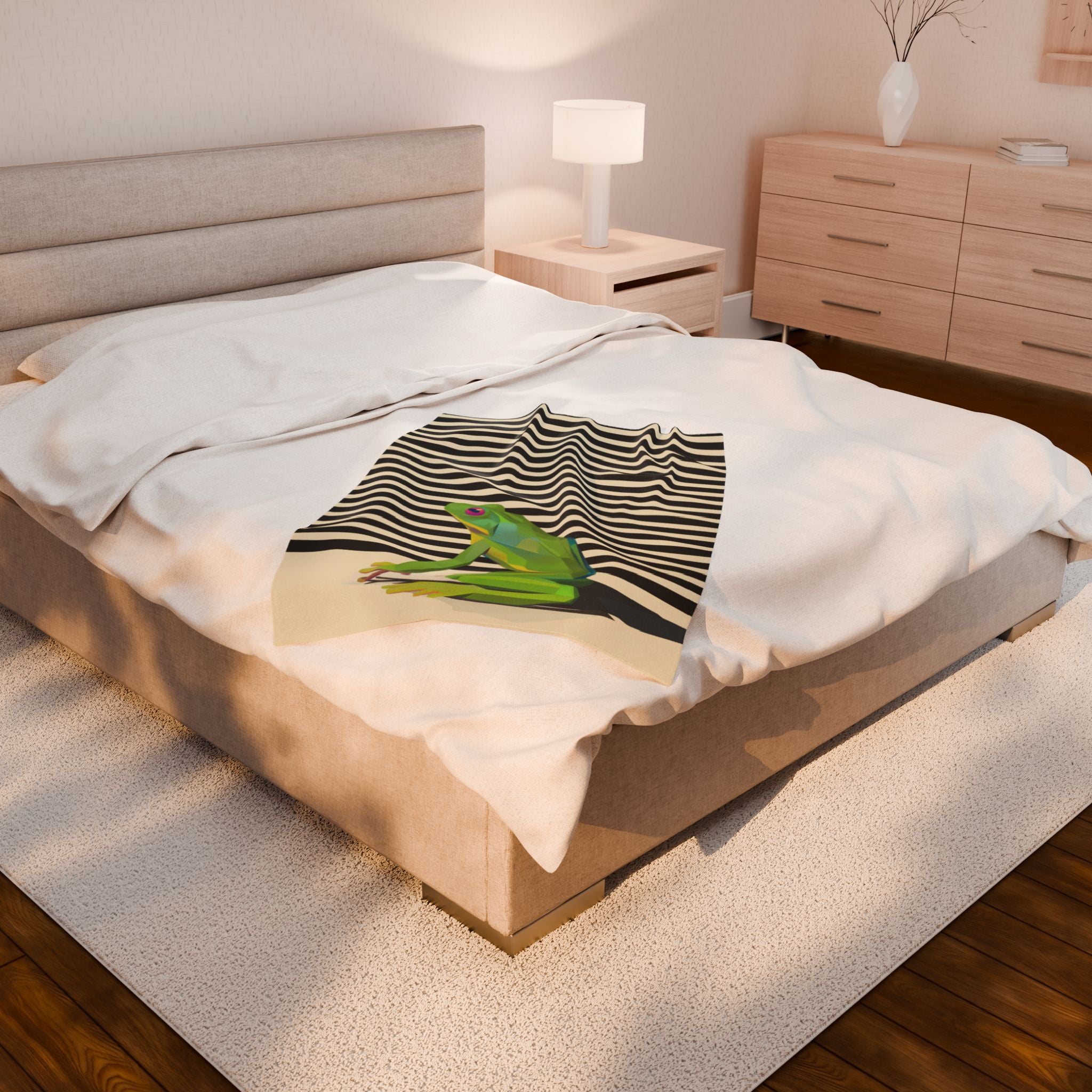 Geometric Frog: Modern Nature Design, Graphic Art Illustration   |    Custom Orders Available