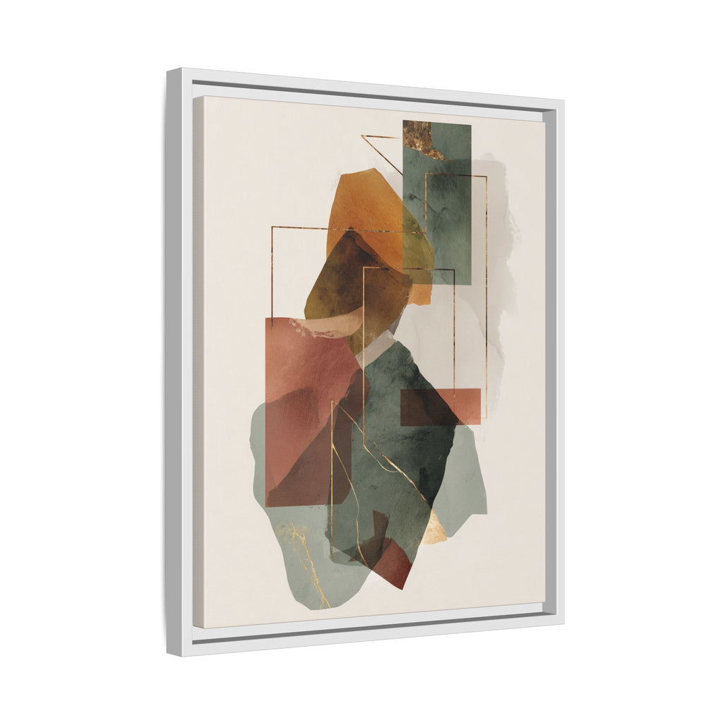 Harmonic Geometries: Architectural Abstraction, Earthy Palette, Minimalist Composition   |   Custom Orders Accepted
