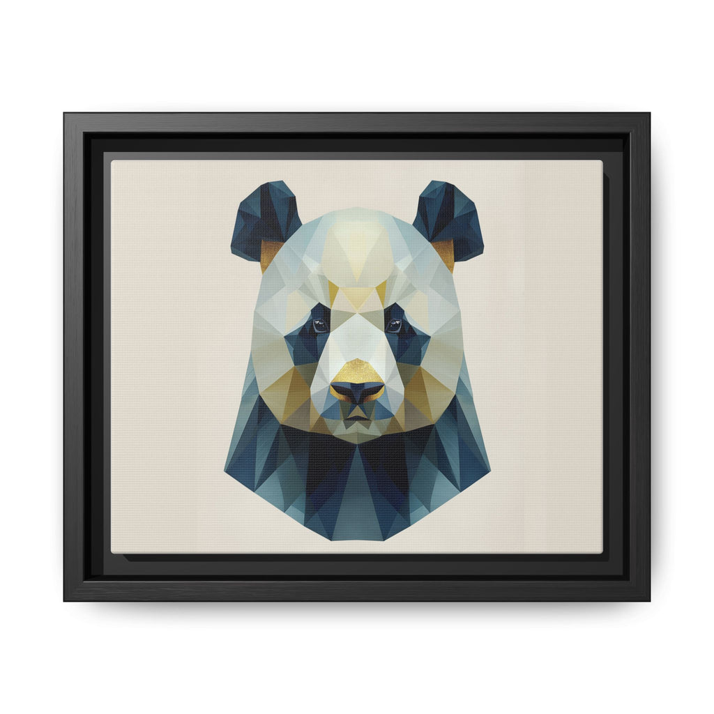 Geometric Panda Prism: Low-Poly Digital Wildlife Art, Minimalist Triangular Design   |  Personalized & Custom Orders Available