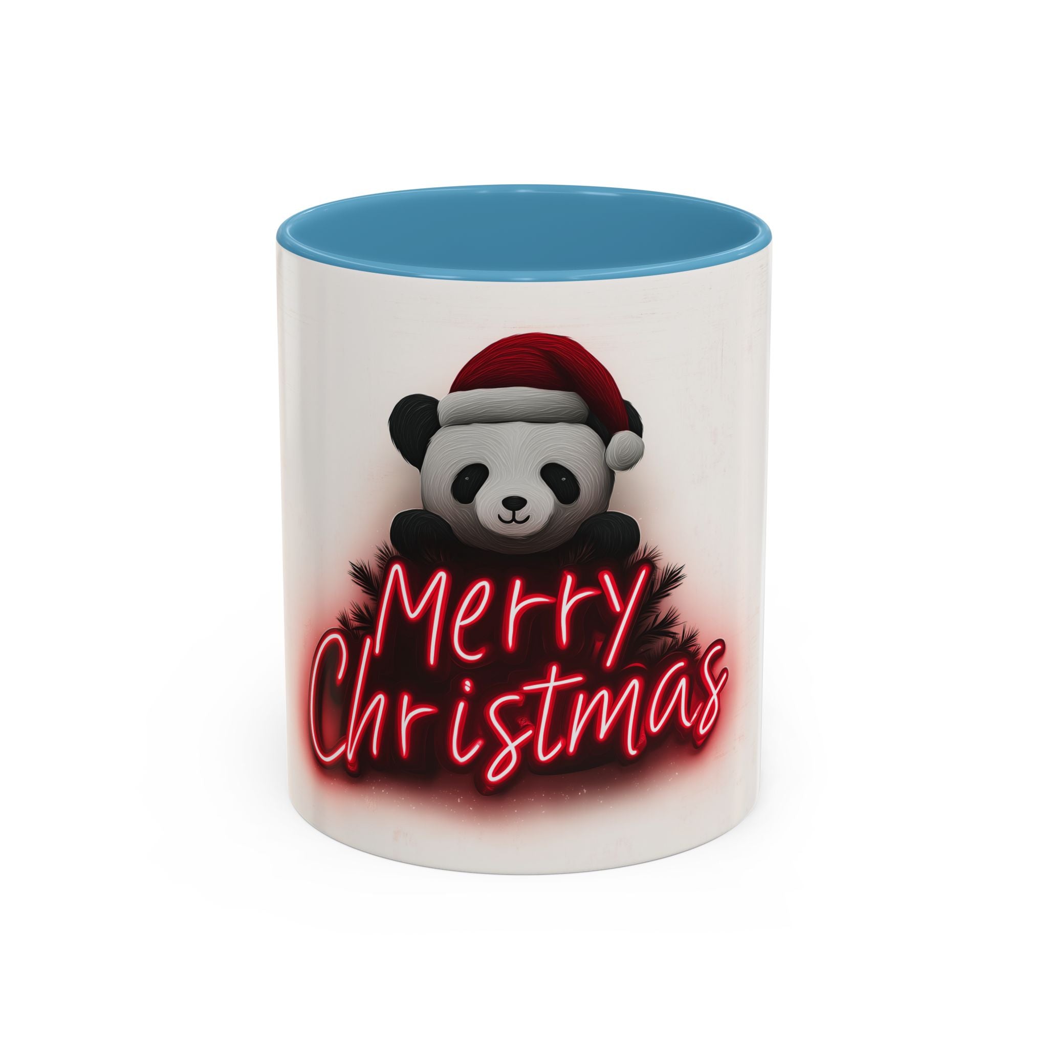 Merry Christmas Panda Mug, Fun Holiday Coffee Cup, Cute Gift for Animal Lovers, Festive Drinkware, Christmas Decorations