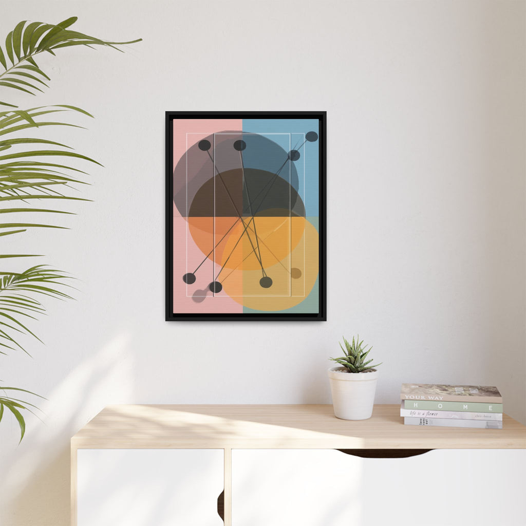 Geometric Intersections: Pastel Quadrants, Mid-Century Minimalism, Network Nodes   |   Custom Orders Accepted