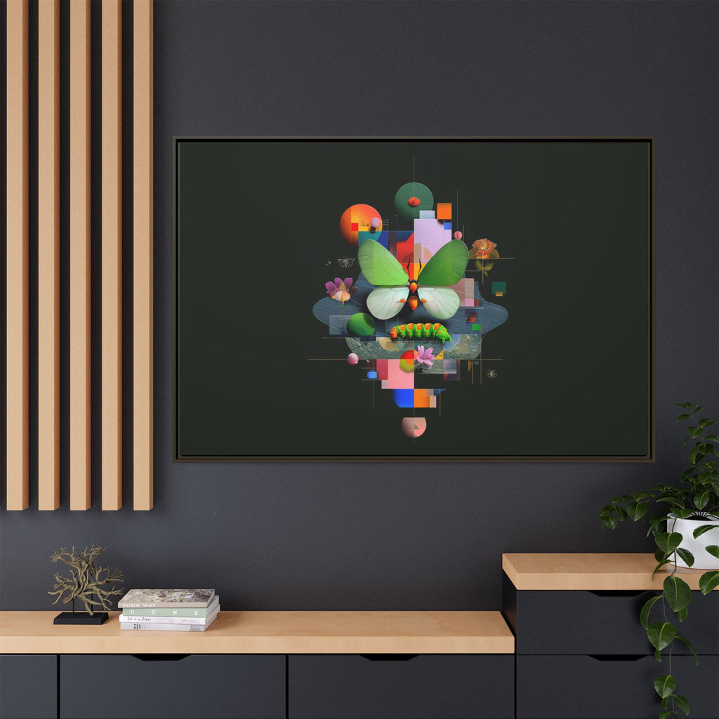 Geometric Metamorphosis: Abstract Nature Composition, Digital Cubist Butterfly Art   |    Custom Orders Available